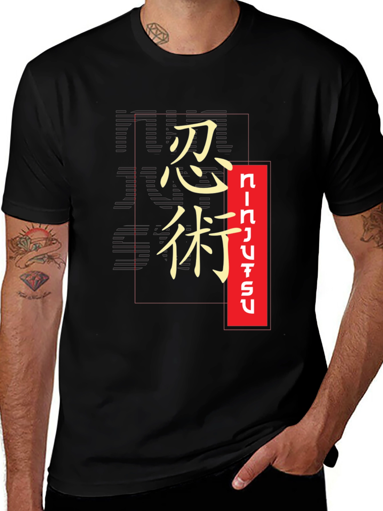 Ninjutsu Graphic Tee - Martial Arts Design