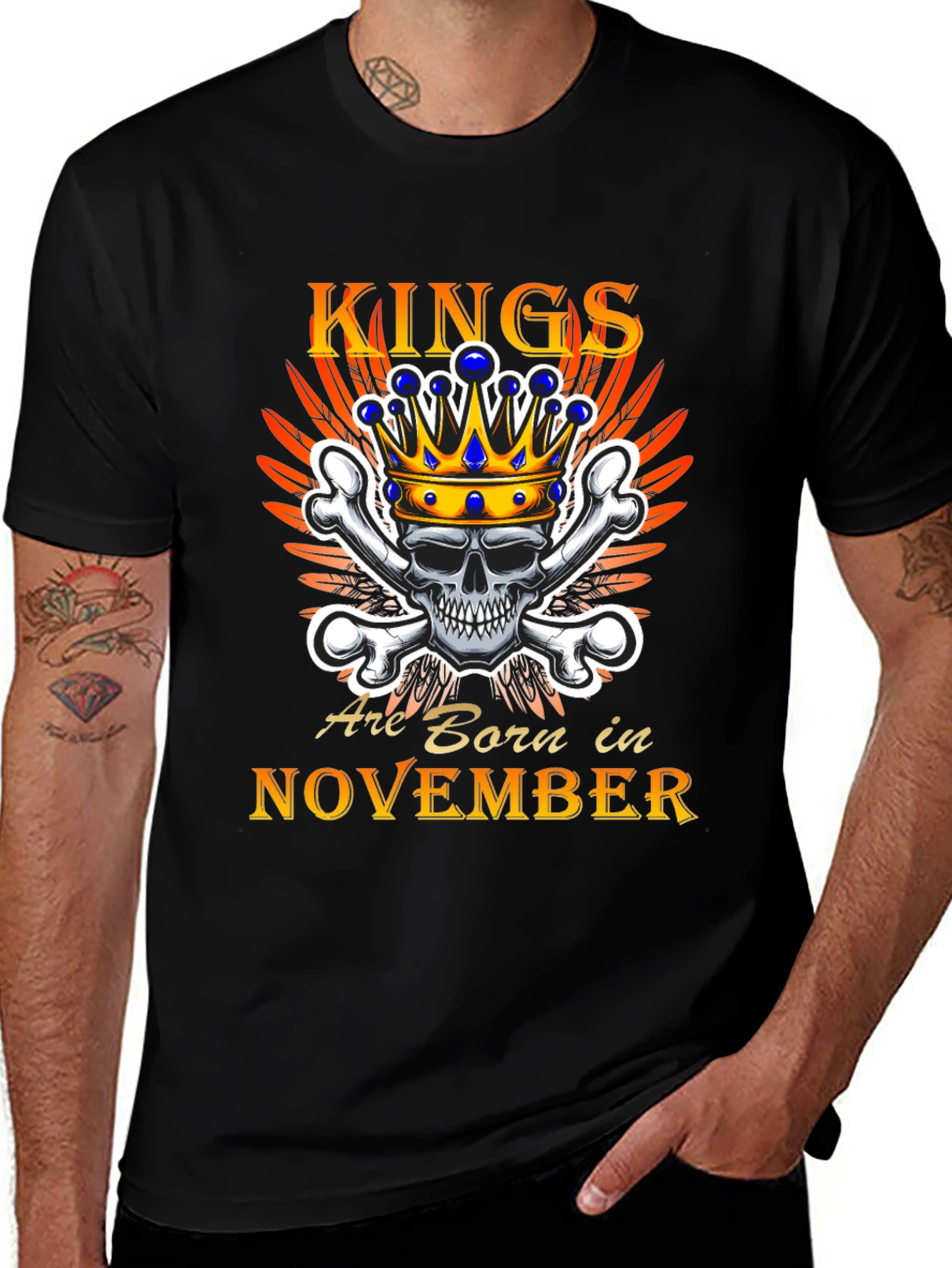 Variant 28 of Kings Are Born in November T-Shirt