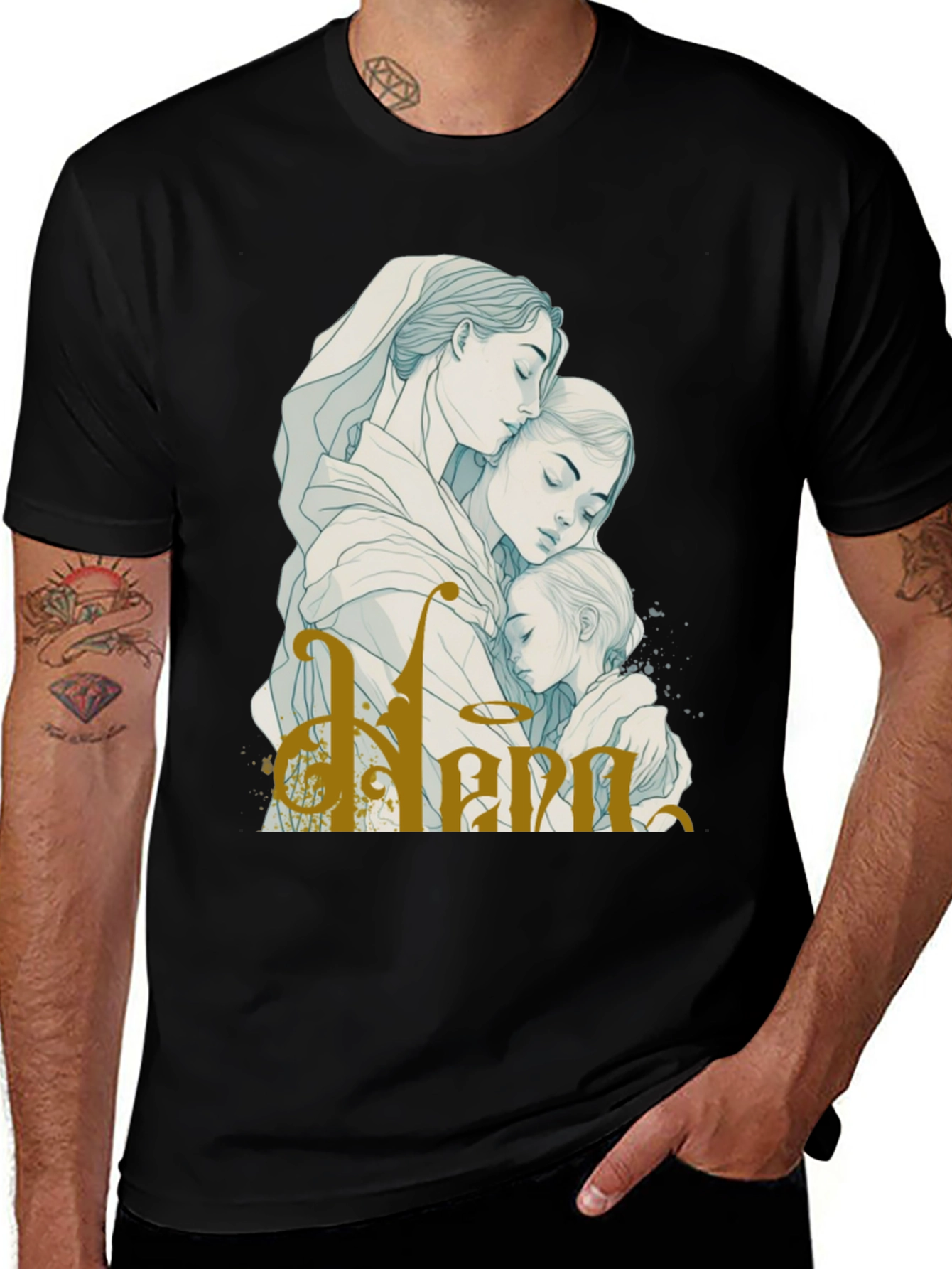 Variant 21 of Mother Daughter Embrace Graphic Tee