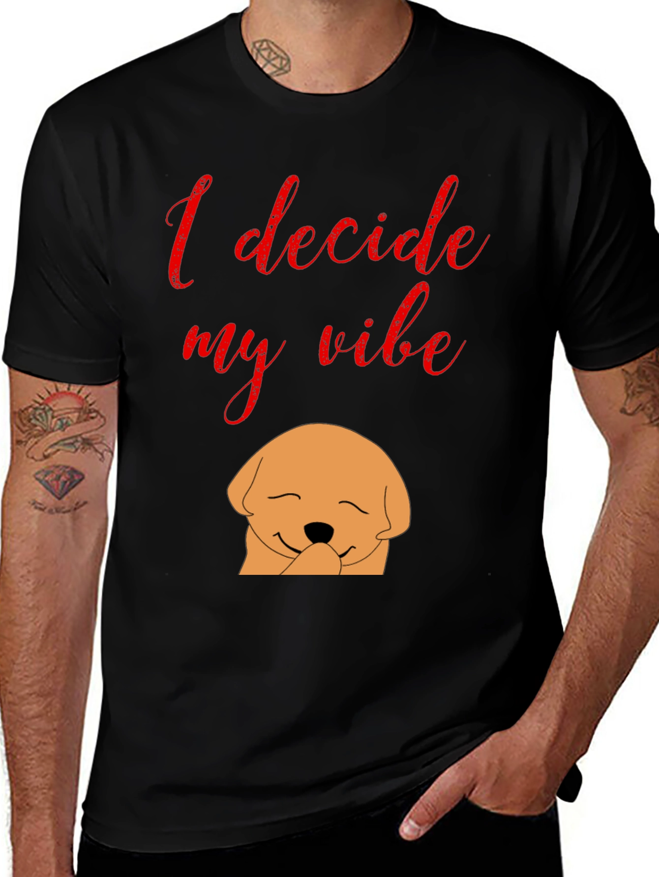 I Decide My Vibe Graphic Tee