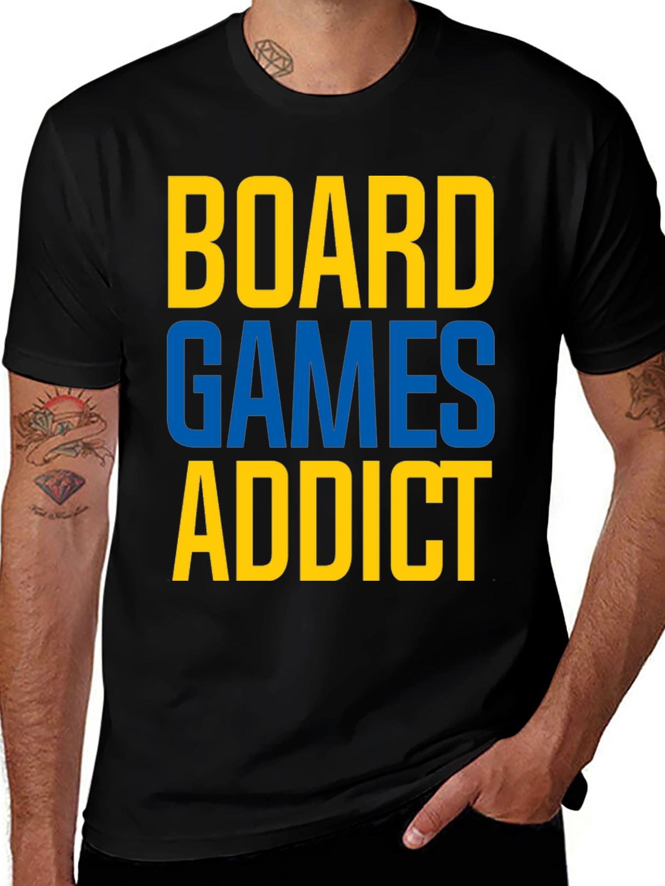 Variant 10 of Board Games Addict T-Shirt