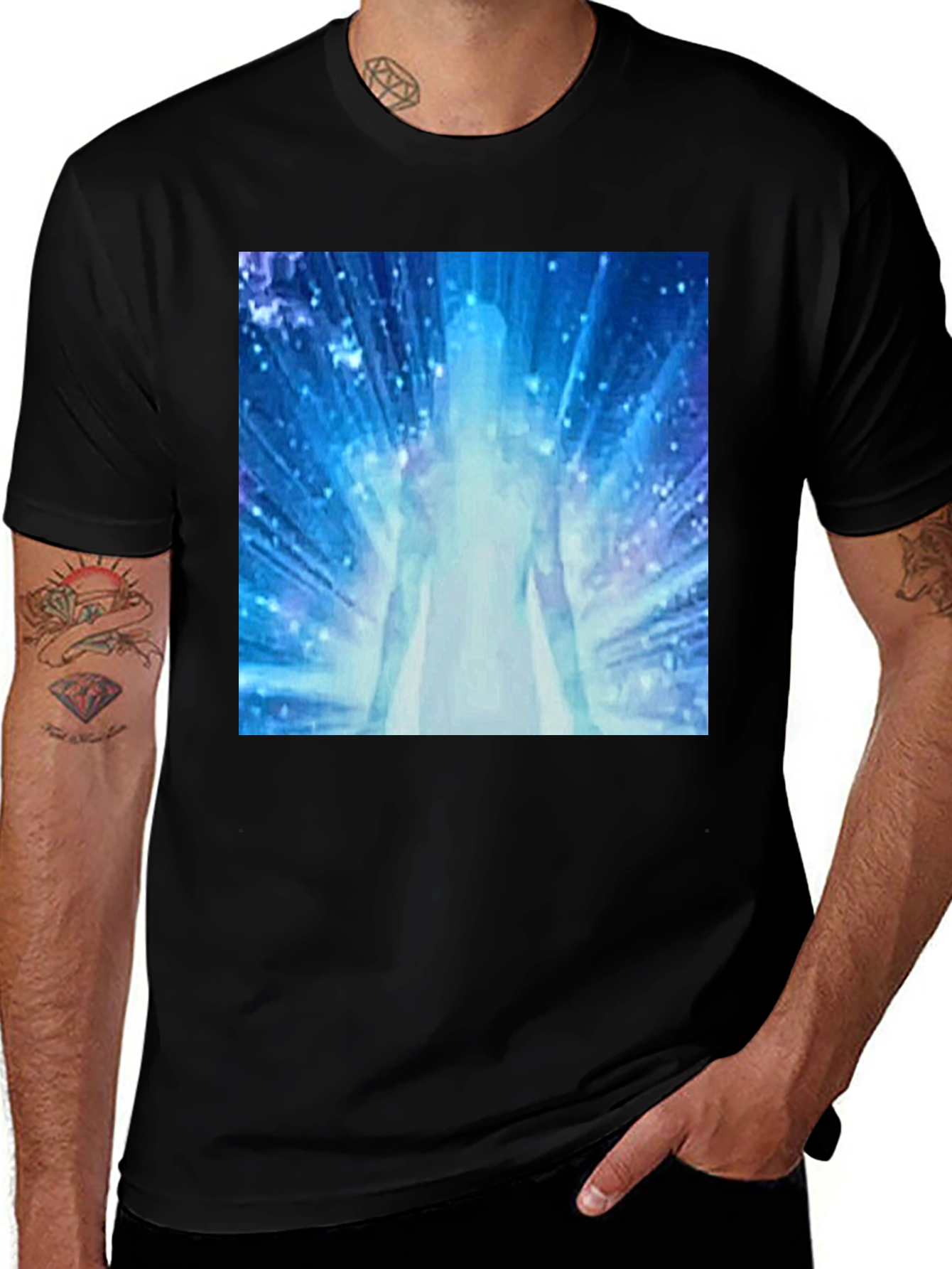 Variant 8 of Astral Being T-Shirt - Cosmic Energy Design