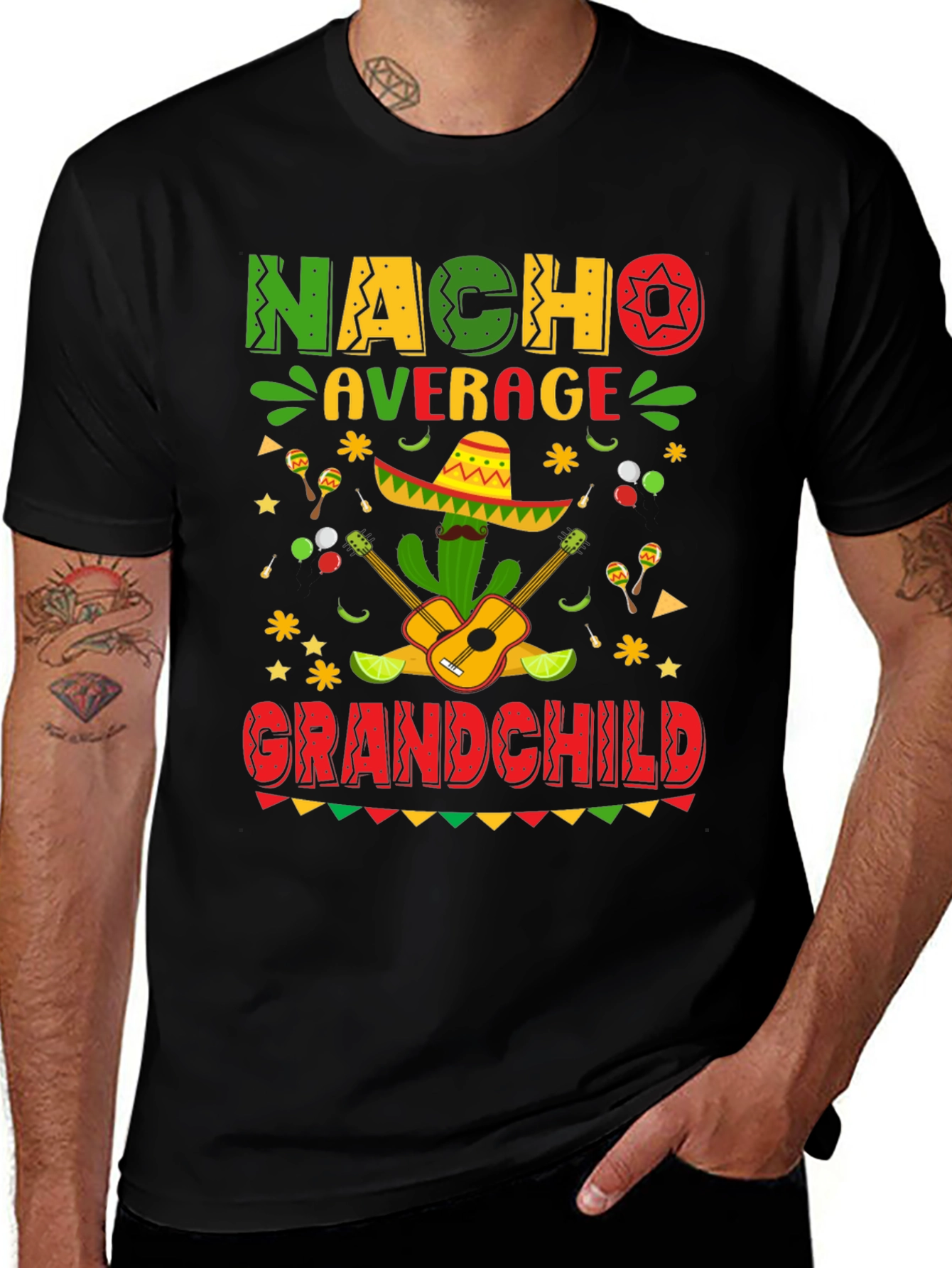 Nacho Average Grandchild T-Shirt - Cinco de Mayo