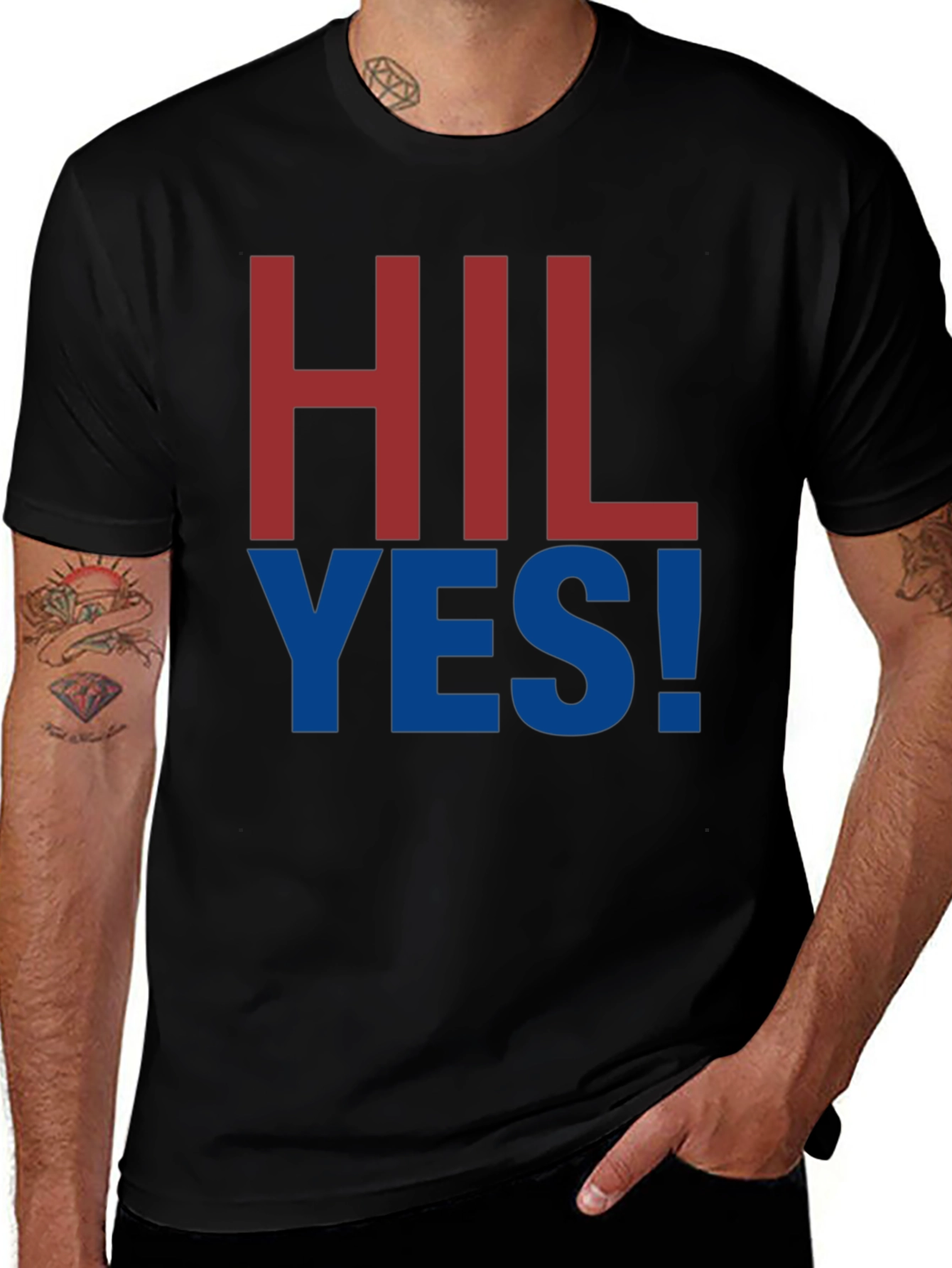 Variant 7 of HIL YES! Graphic Tee - Bold Statement T-Shirt