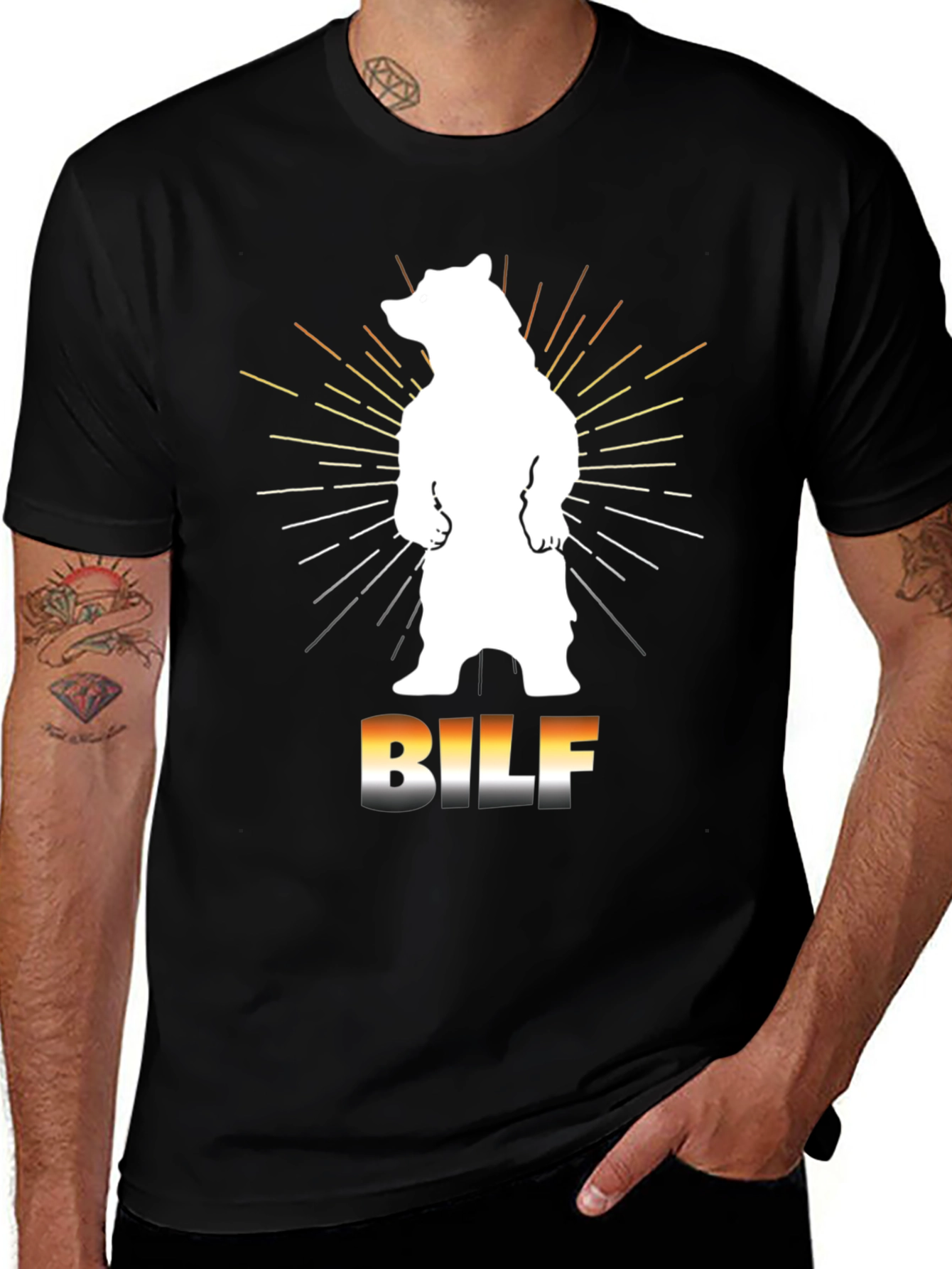 Variant 14 of BILF Bear Pride Graphic Tee - LGBTQ+ Apparel