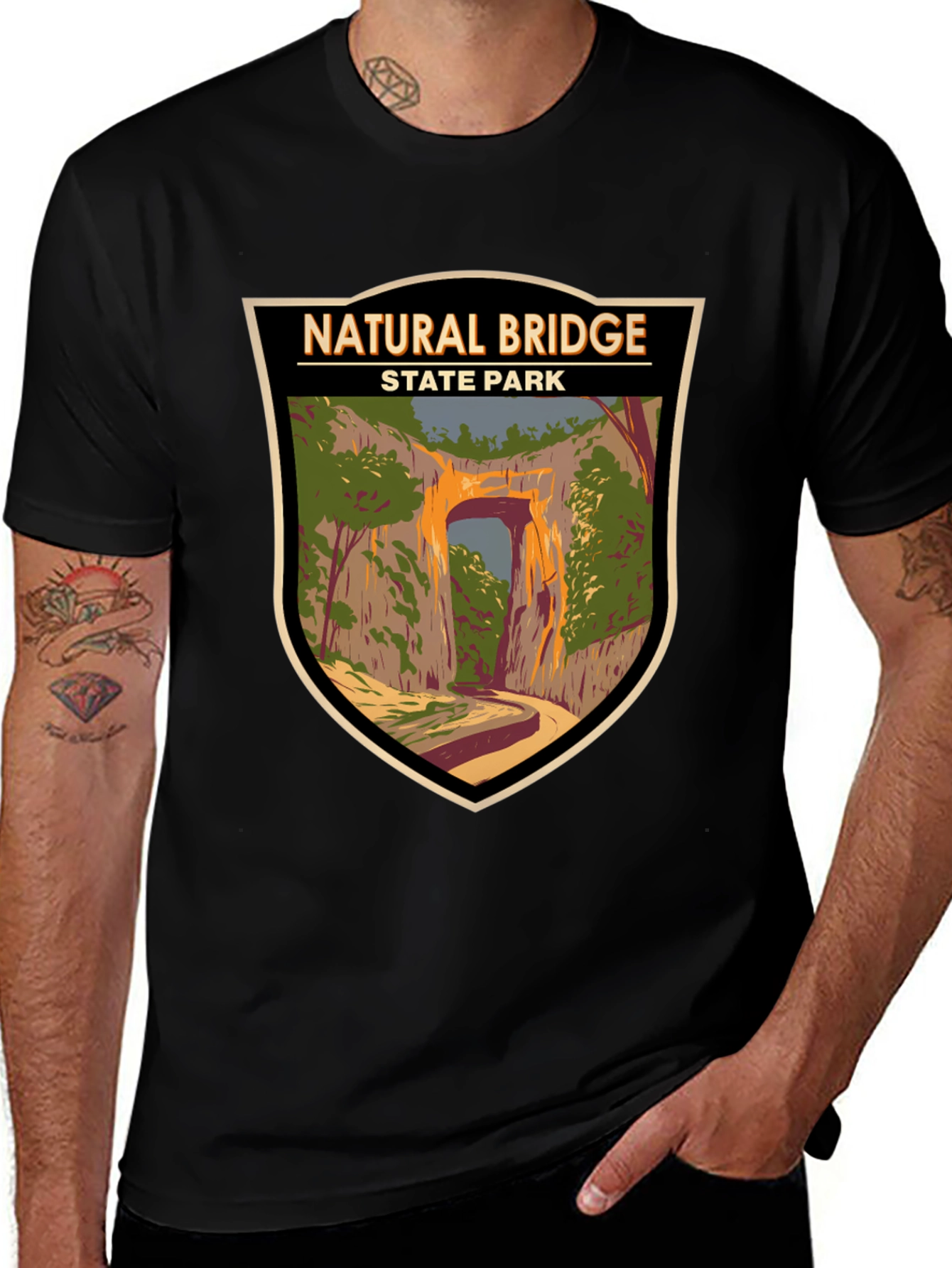 Variant 13 of Natural Bridge State Park Graphic T-Shirt