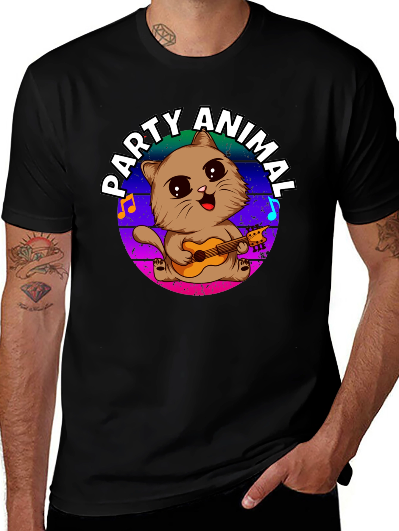 Variant 8 of Party Animal Cat T-Shirt