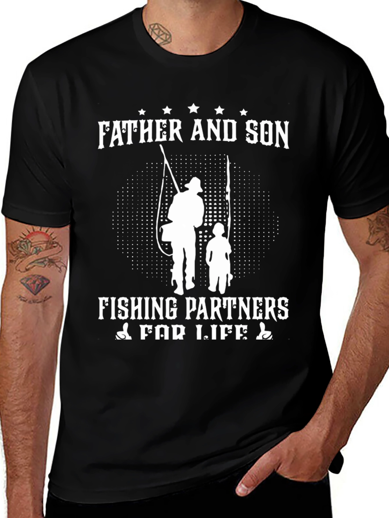 Variant 12 of Father and Son Fishing Partners T-Shirt