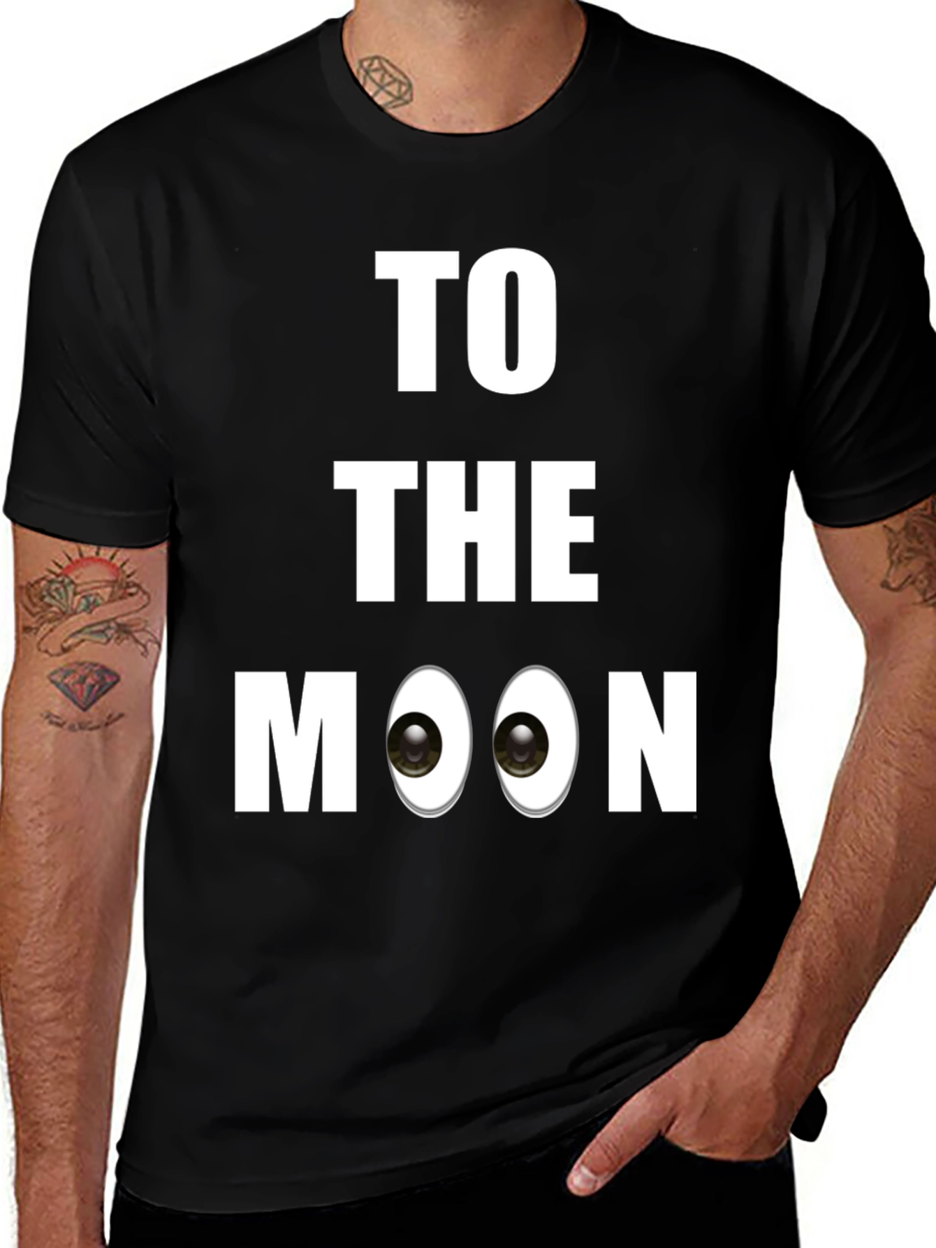 Variant 3 of To The Moon Graphic Tee - Crypto Meme Shirt