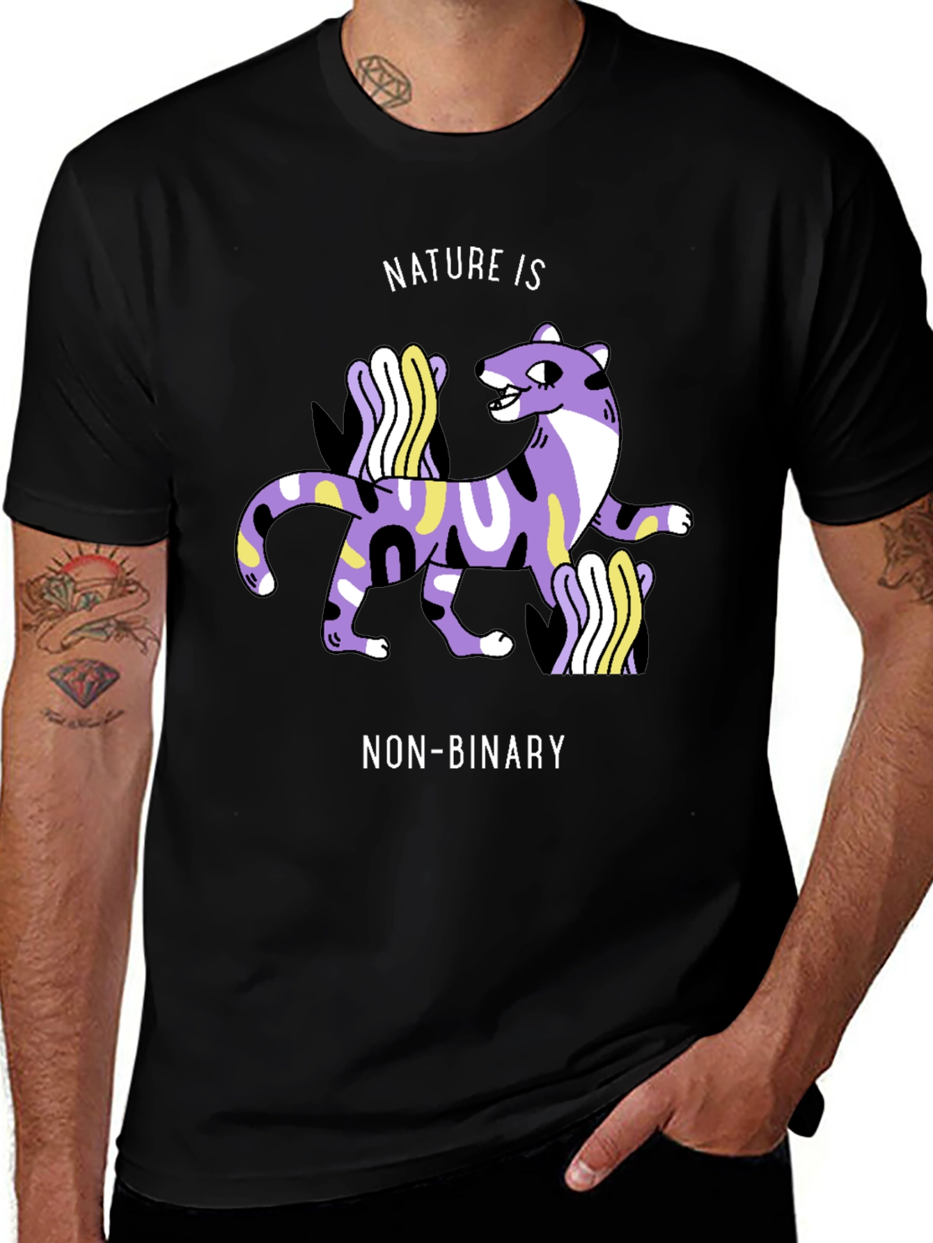Variant 18 of Nature is Non-Binary T-Shirt