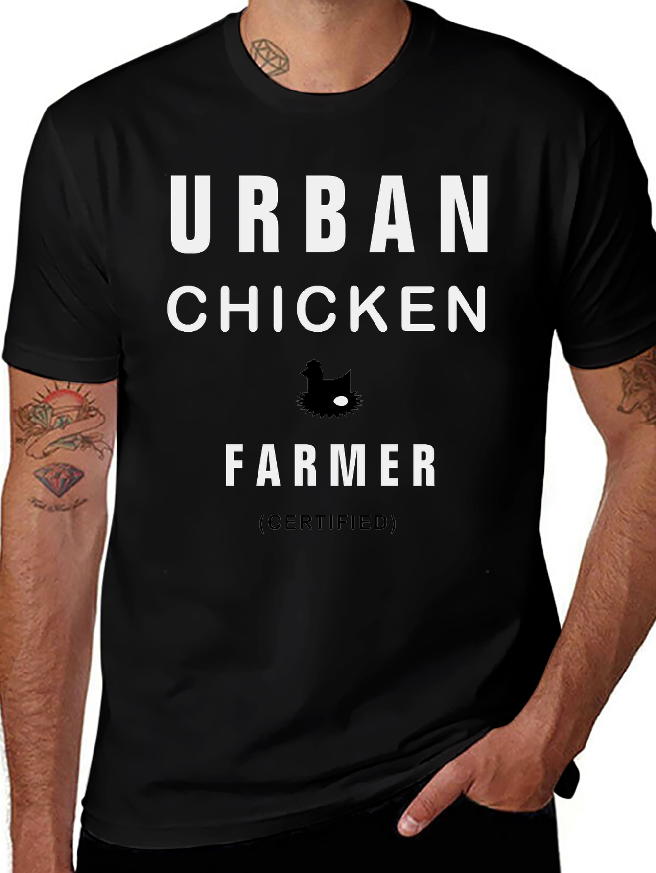 Variant 5 of Urban Chicken Farmer T-Shirt