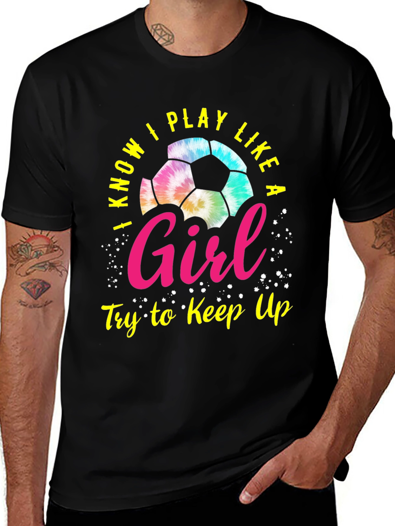 I Know I Play Like a Girl Soccer T-Shirt