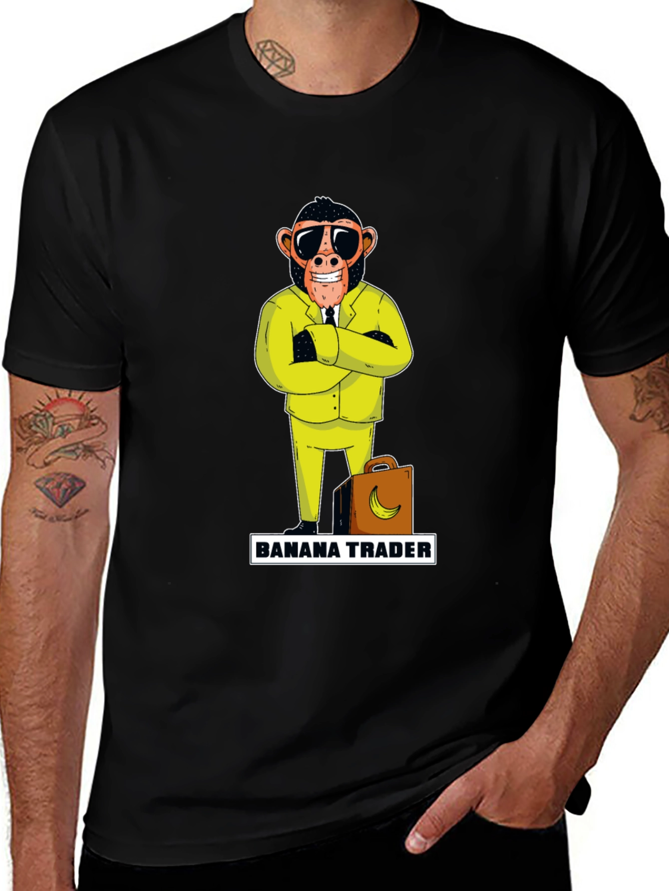 Variant 11 of Banana Trader Graphic Tee - Funky Monkey Business