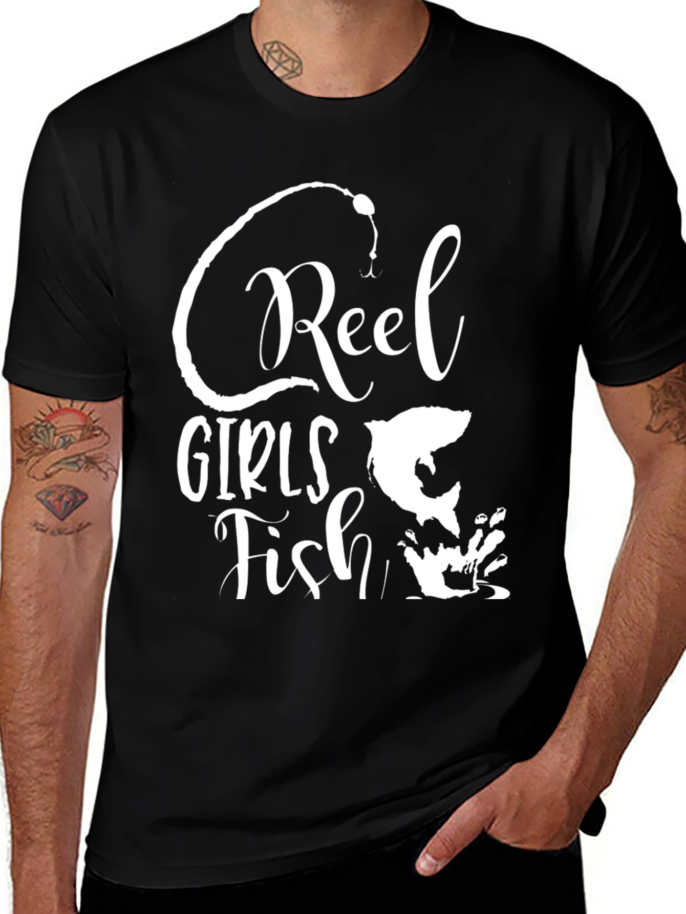 Variant 17 of Reel Girls Fish T-Shirt