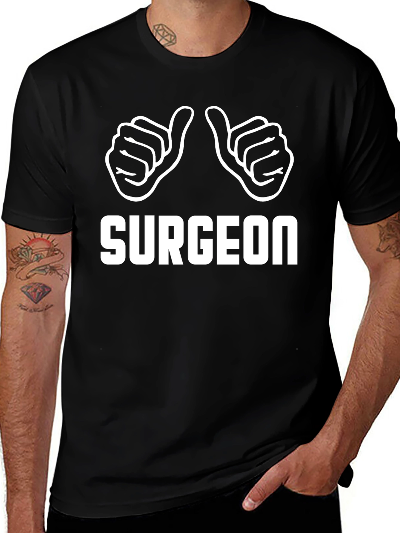 Variant 21 of Surgeon Thumbs Up Graphic T-Shirt