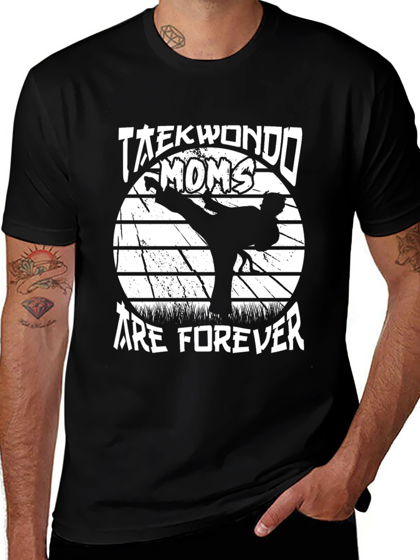 Variant 23 of Taekwondo Moms T-Shirt - Martial Arts Forever