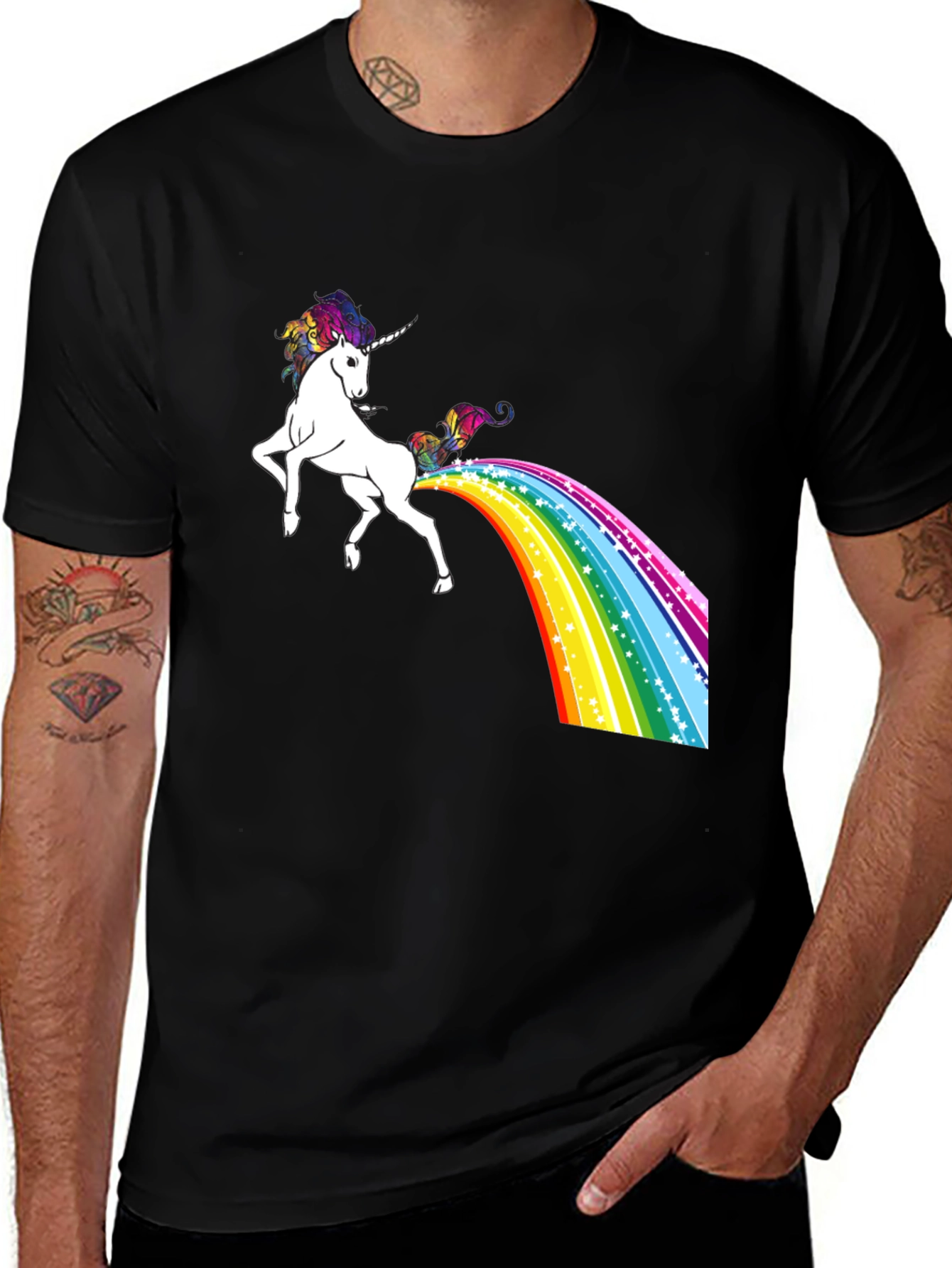 Variant 6 of Rainbow Unicorn T-Shirt - Magical Poop!