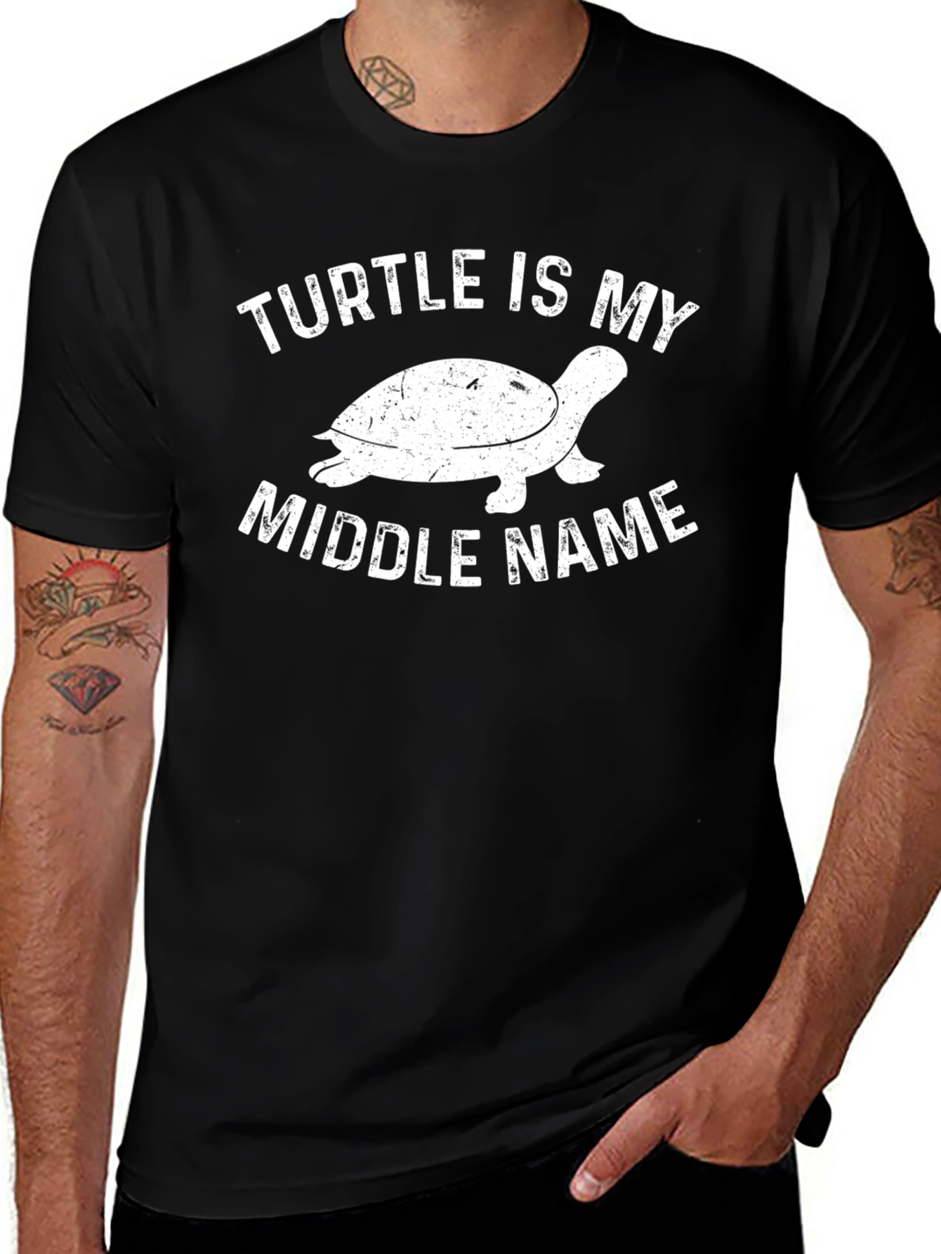 Variant 23 of Turtle Is My Middle Name T-Shirt