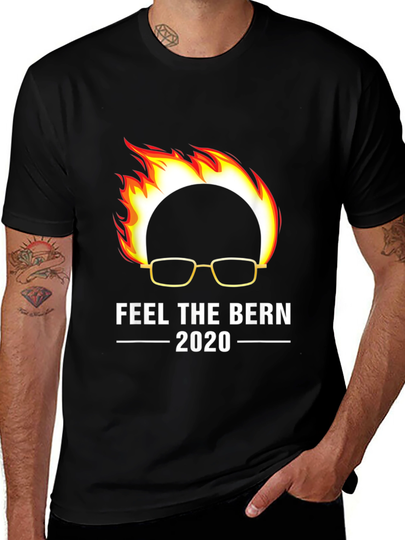Variant 28 of Feel the Bern 2020 Men's Graphic T-Shirt