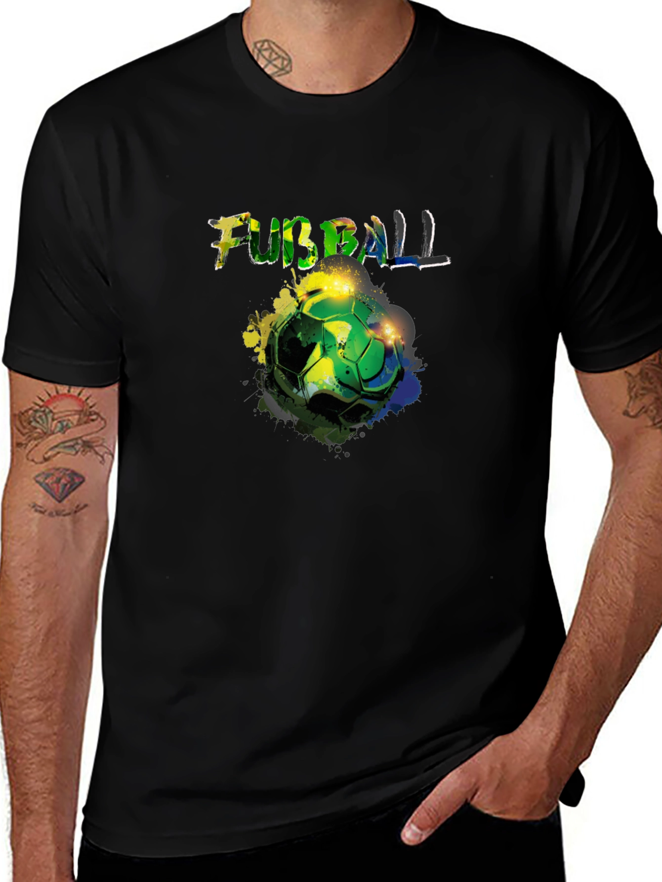 Fussball T-Shirt - Soccer Ball Graphic Tee