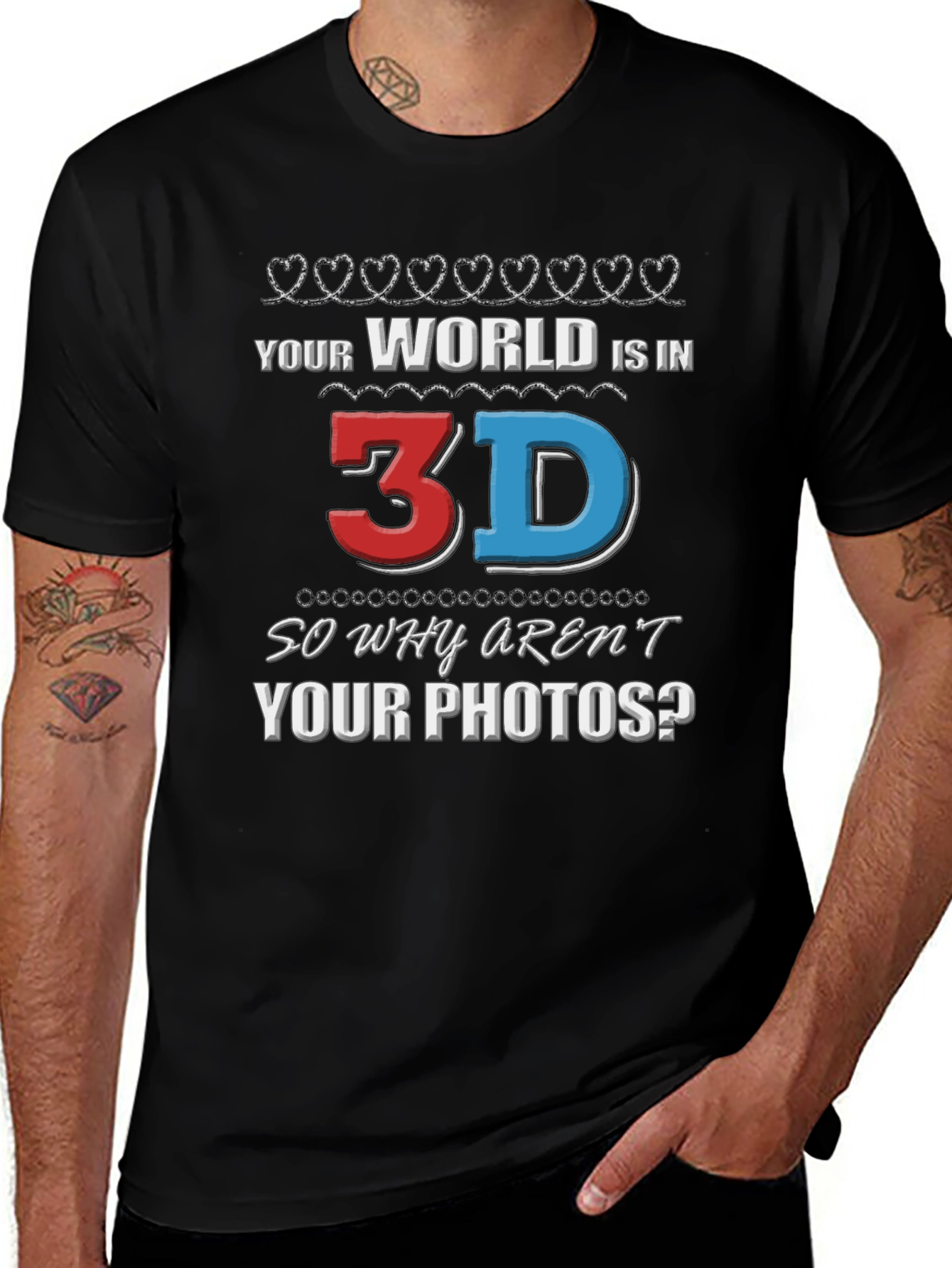 Variant 8 of Your World is in 3D T-Shirt