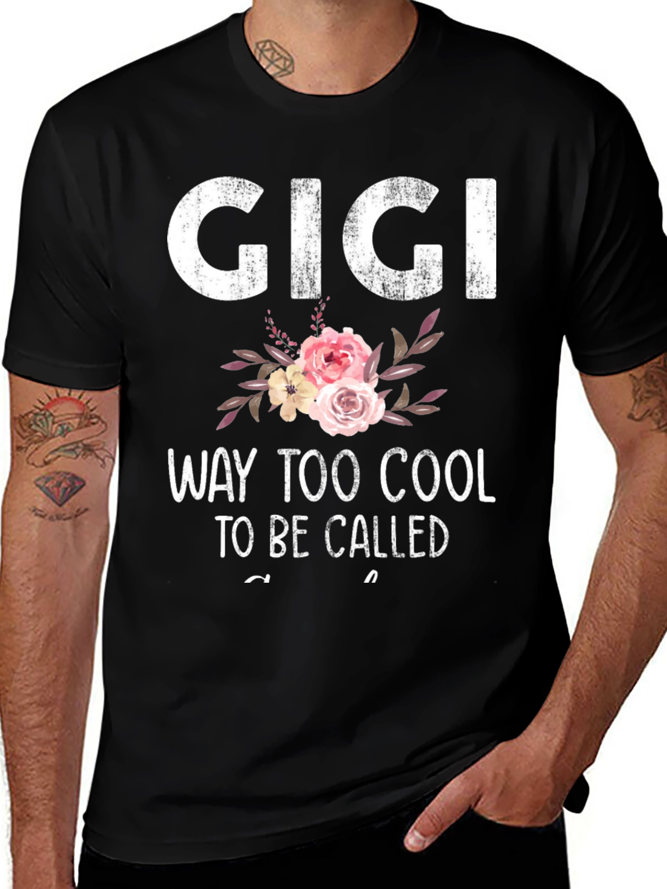 GIGI Way Too Cool Floral Graphic Tee