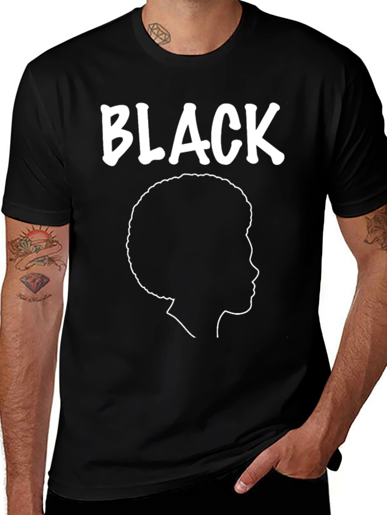 Variant 19 of Black Silhouette T-Shirt