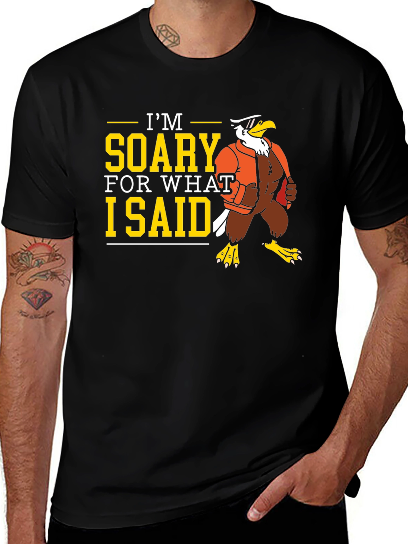 Variant 6 of I'm Soary Funny Graphic T-Shirt