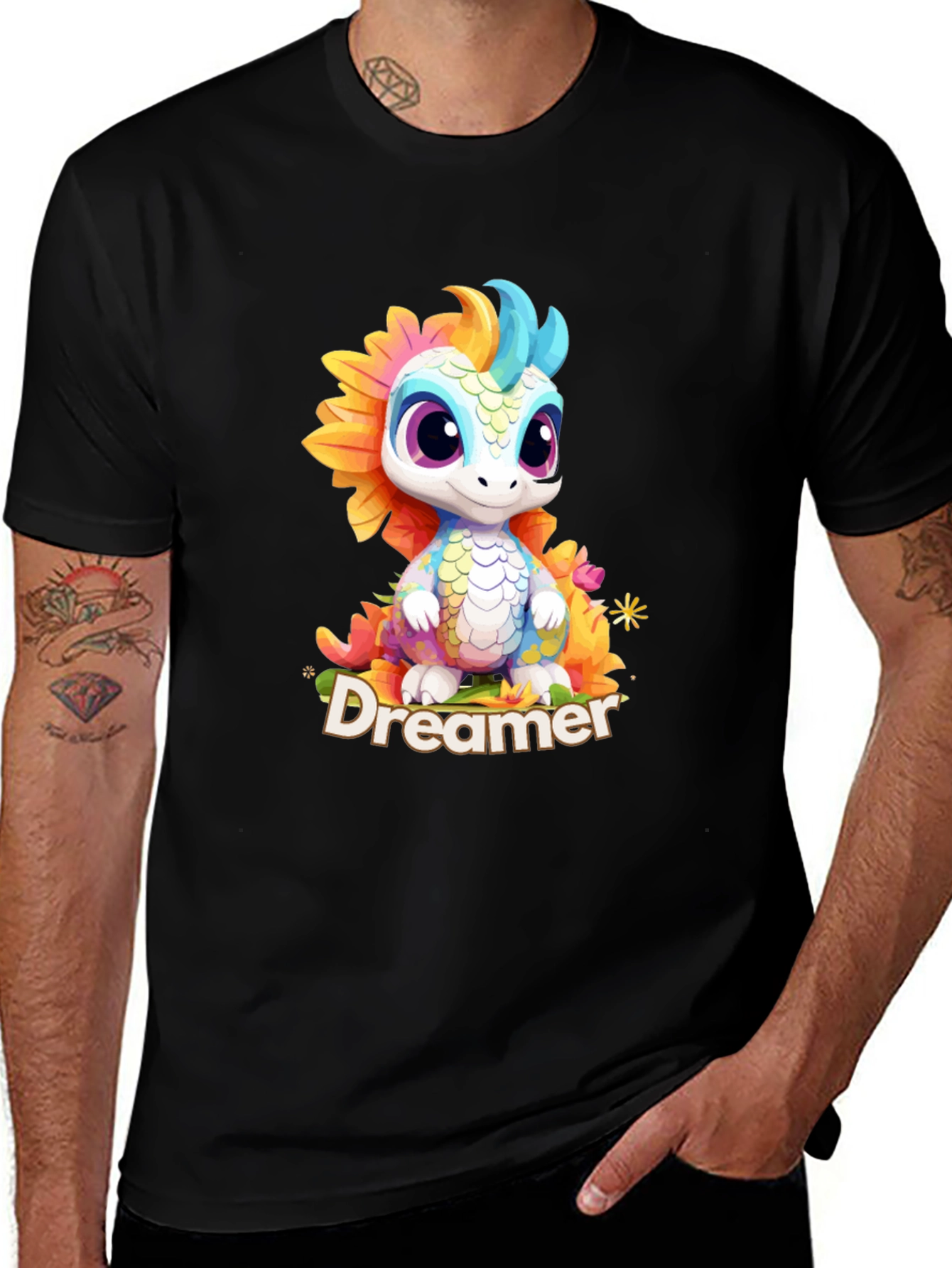 Dreamer Dragon Graphic T-Shirt