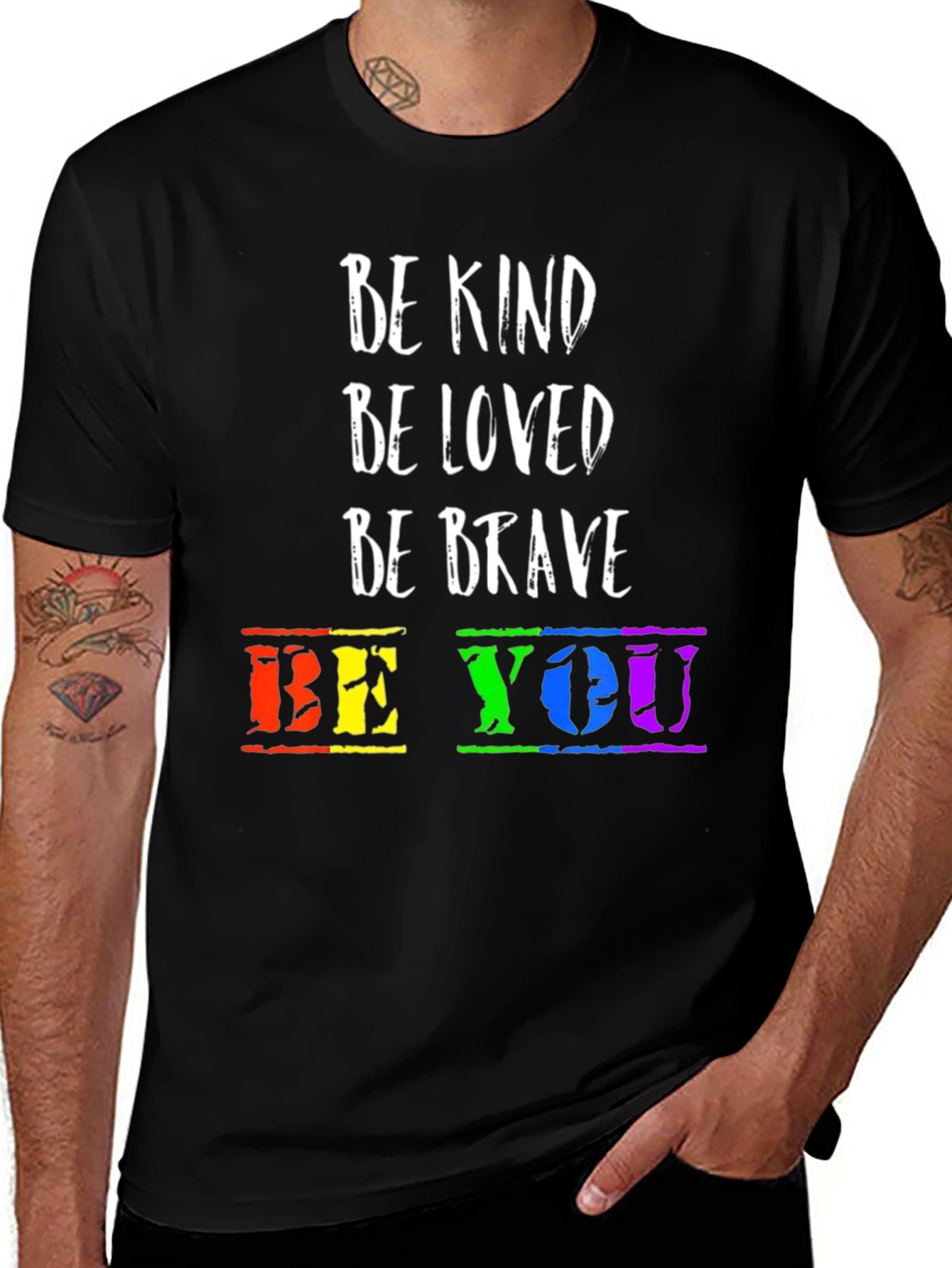 Be Kind Be Loved LGBT Pride T-Shirt