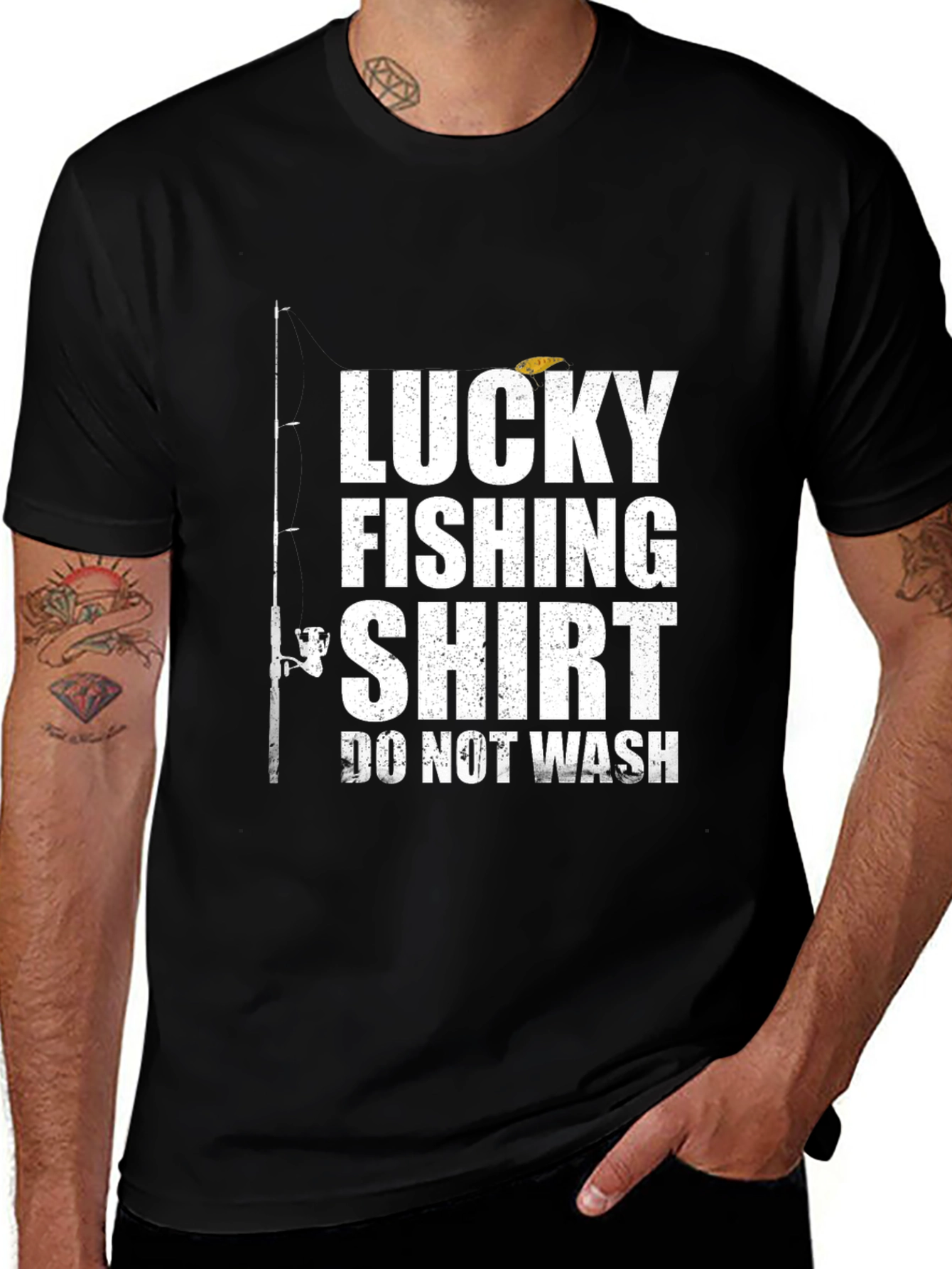 Variant 17 of Lucky Fishing Shirt - Men's Graphic Tee