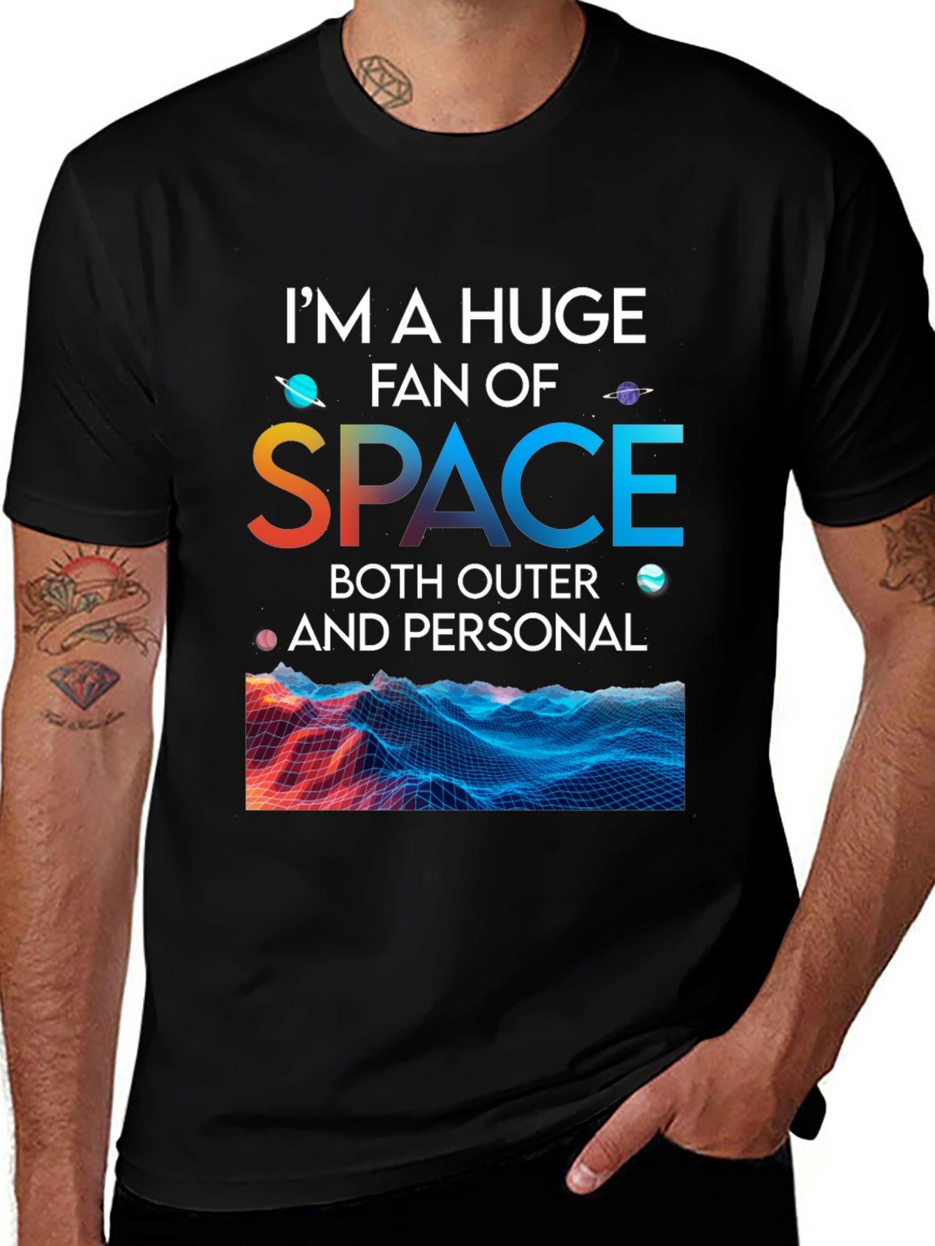 Variant 6 of I'm a Huge Fan of Space T-Shirt