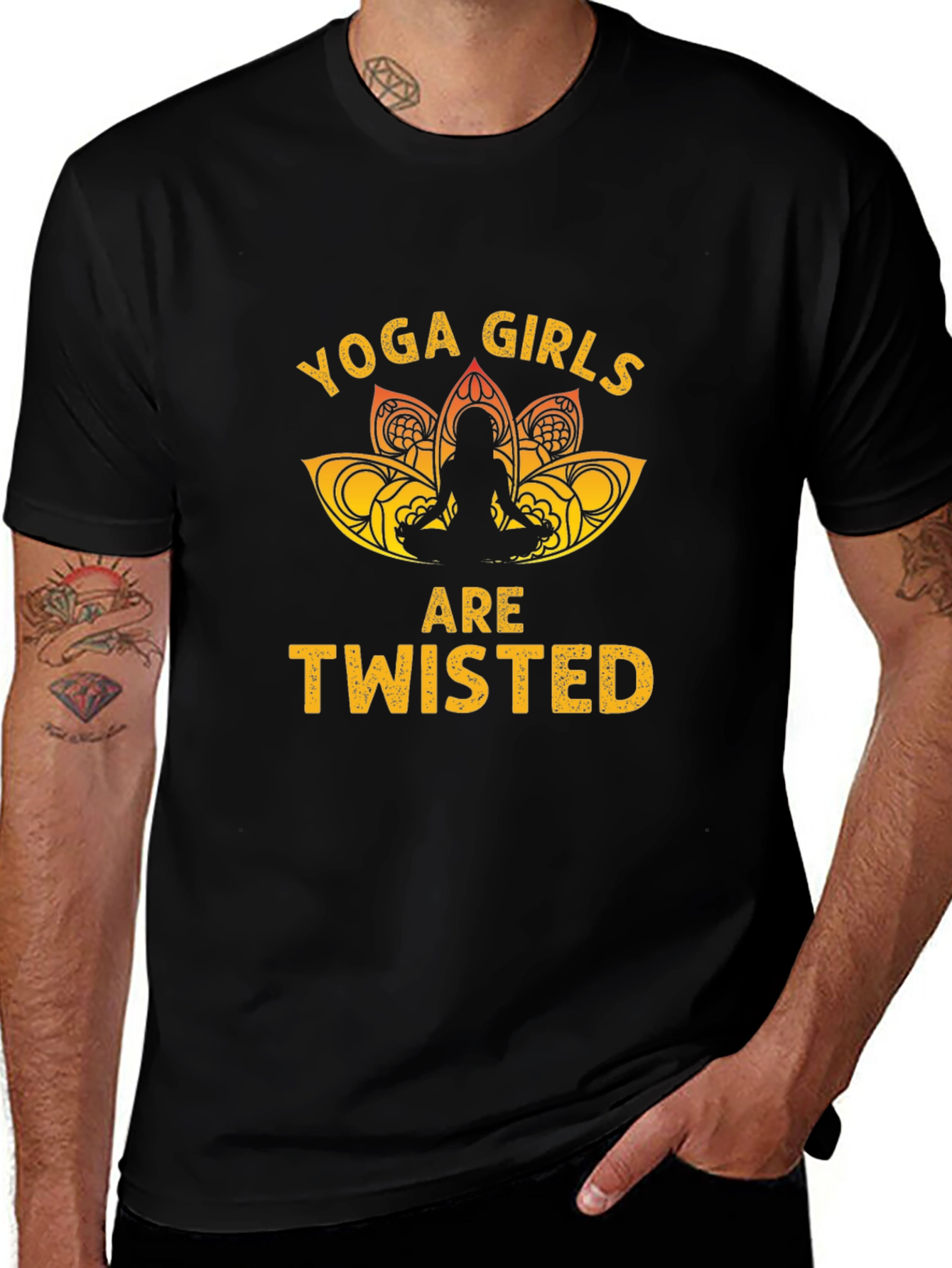 Variant 28 of Yoga Girls Are Twisted T-Shirt