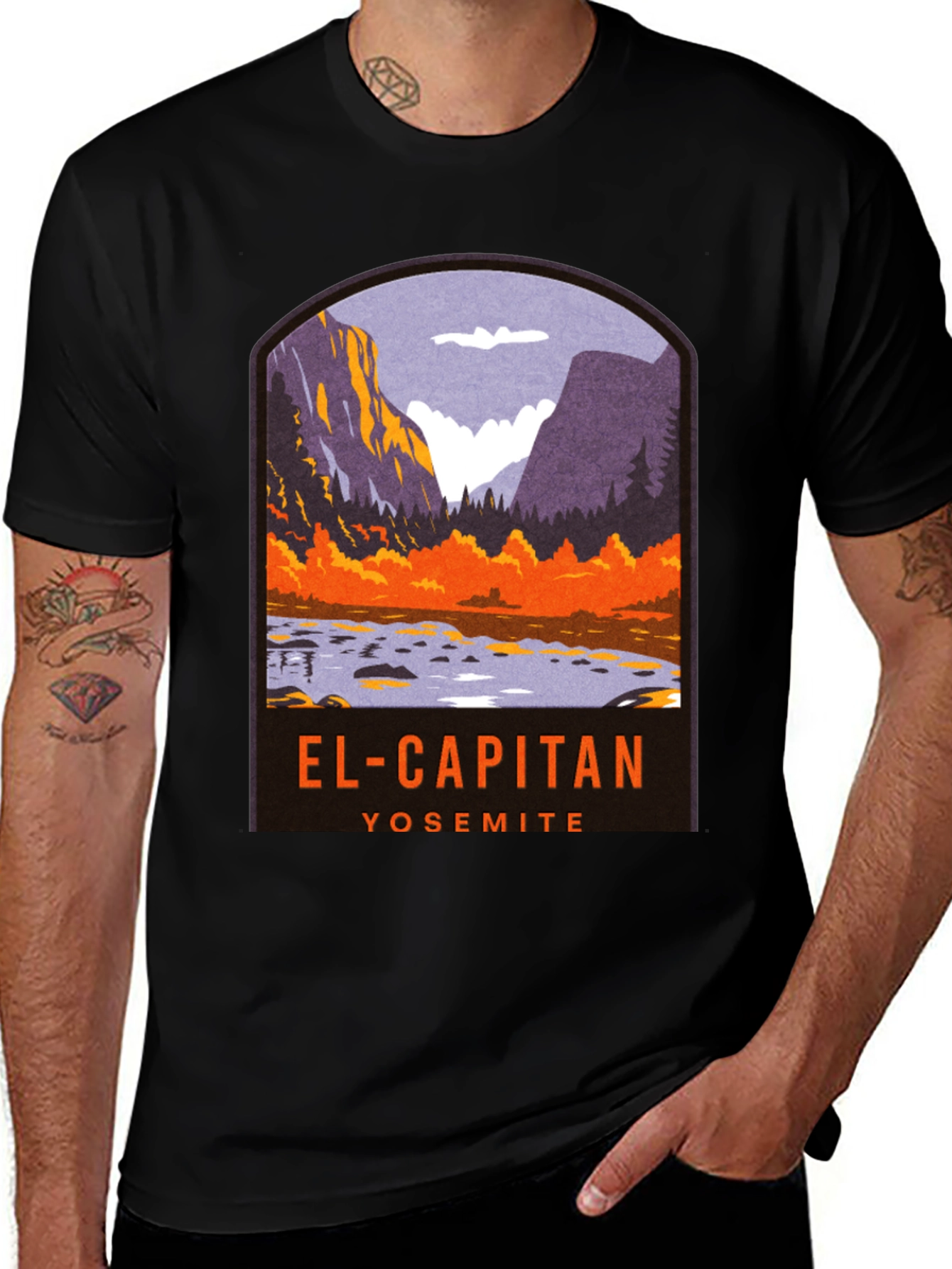 Variant 17 of El Capitan Yosemite Graphic Tee