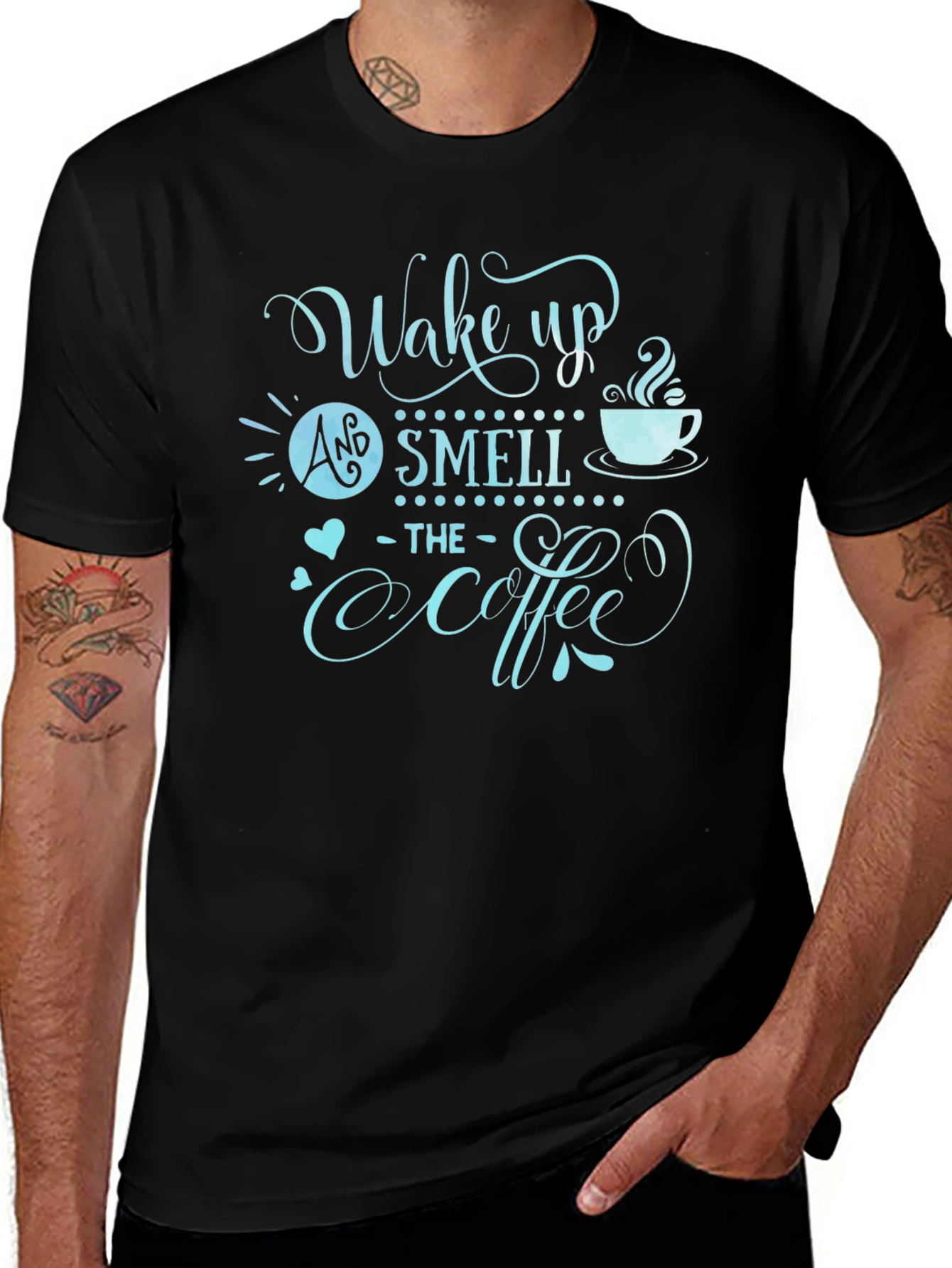 Variant 8 of Wake Up and Smell The Coffee Graphic T-Shirt