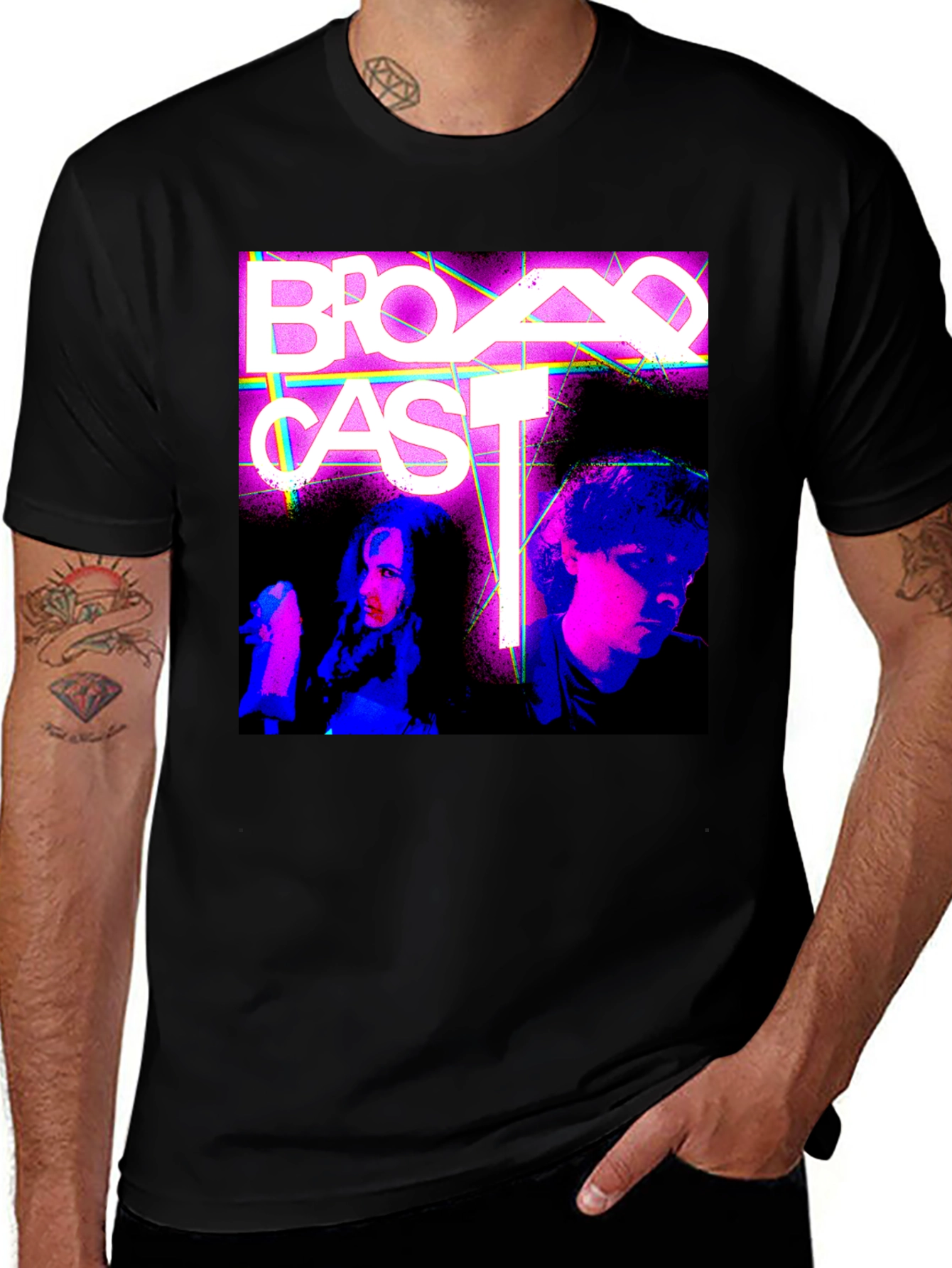 Broadcast Band T-Shirt - Retro Indie Rock Tee