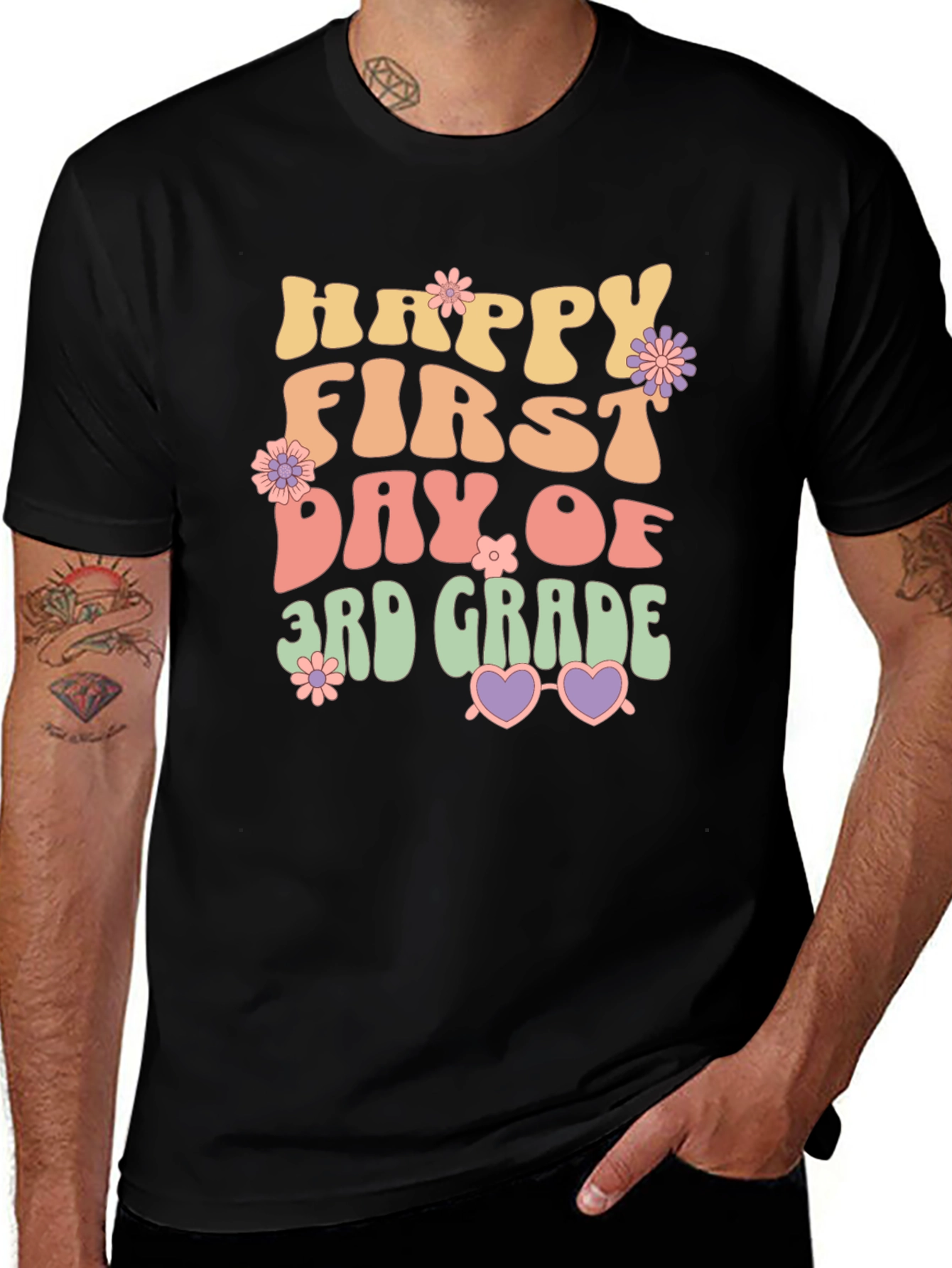 Happy First Day of 3rd Grade Graphic Tee