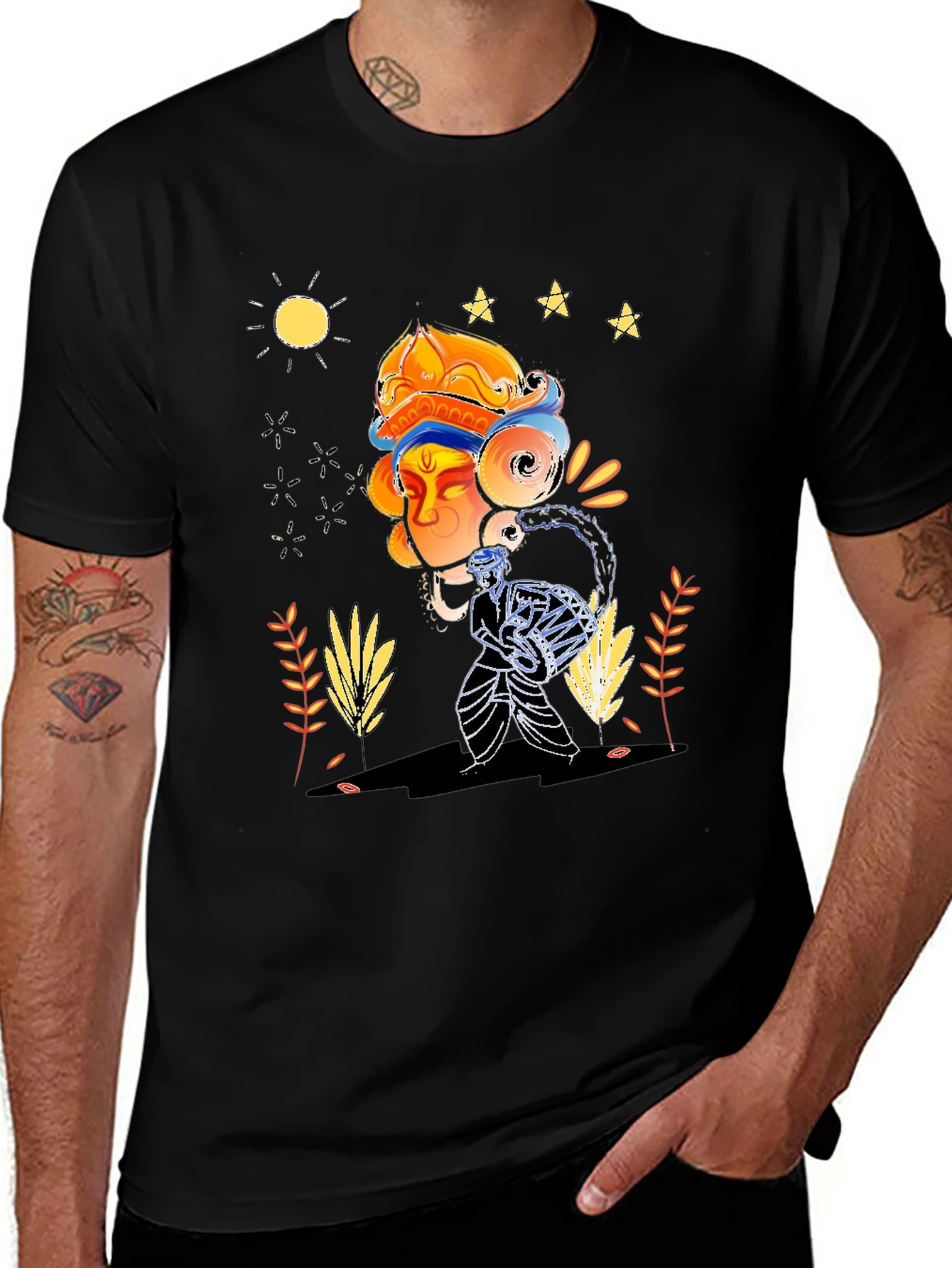 Variant 25 of Artistic Graphic Print T-Shirt