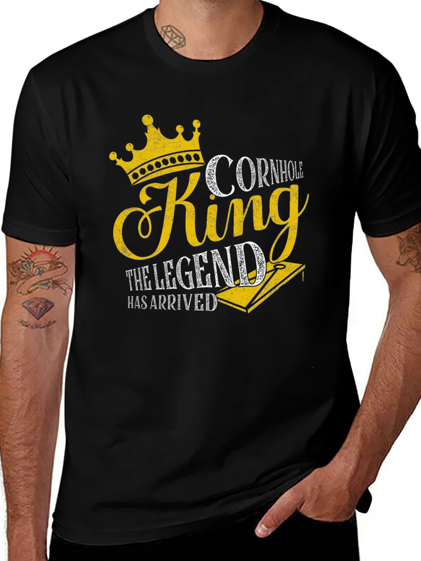 Cornhole King T-Shirt - Legend Has Arrived
