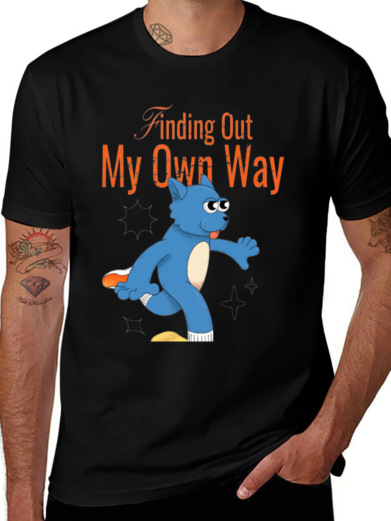 Variant 14 of My Own Way Cartoon Graphic T-Shirt