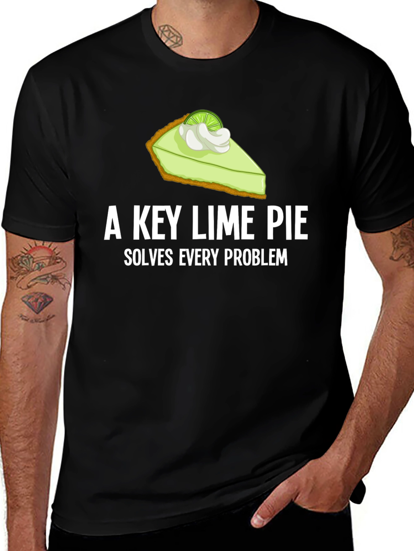 Variant 11 of Key Lime Pie Solves Every Problem T-Shirt
