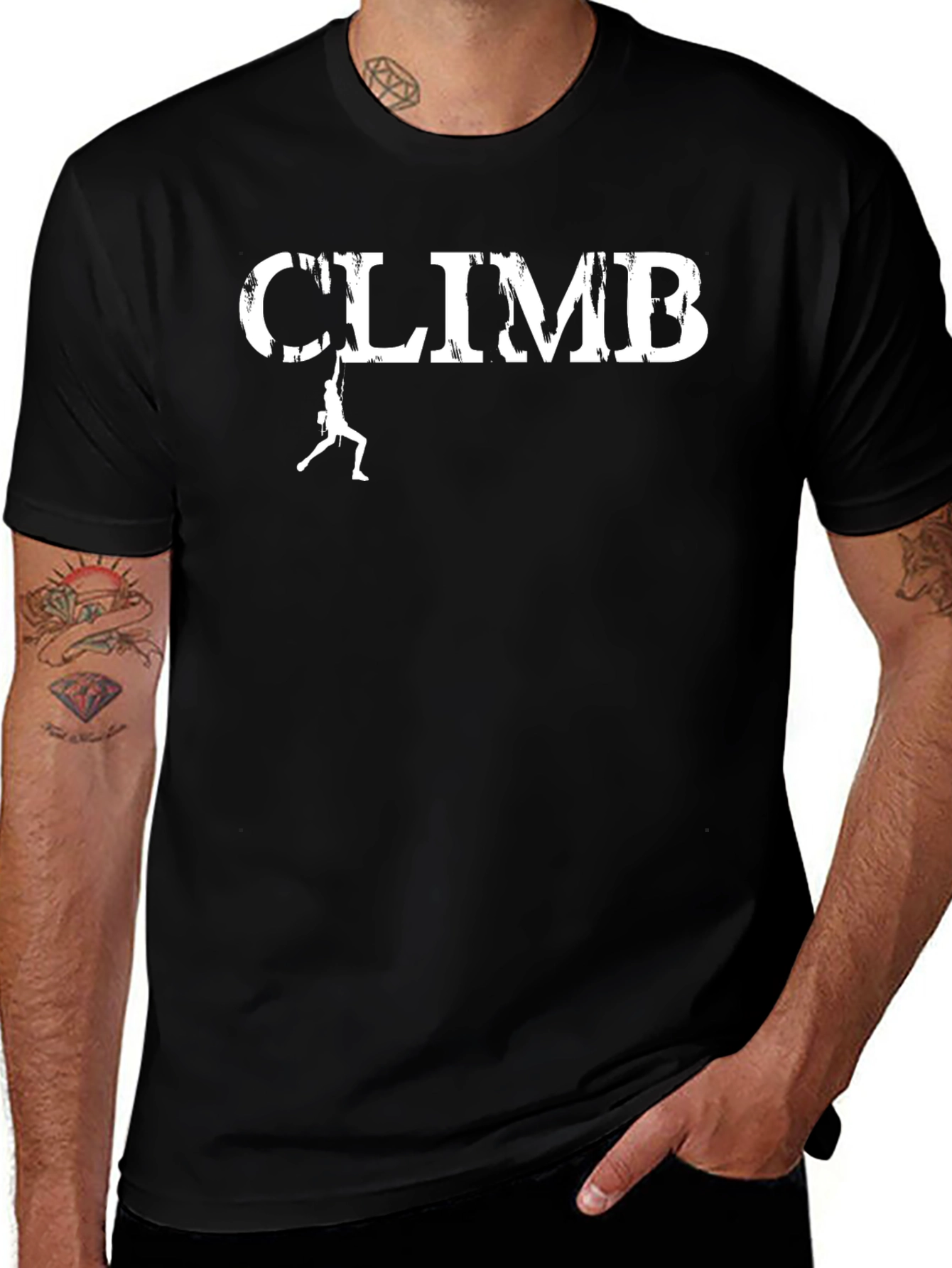 Variant 6 of Climb Graphic Tee - Rock Climbing T-Shirt