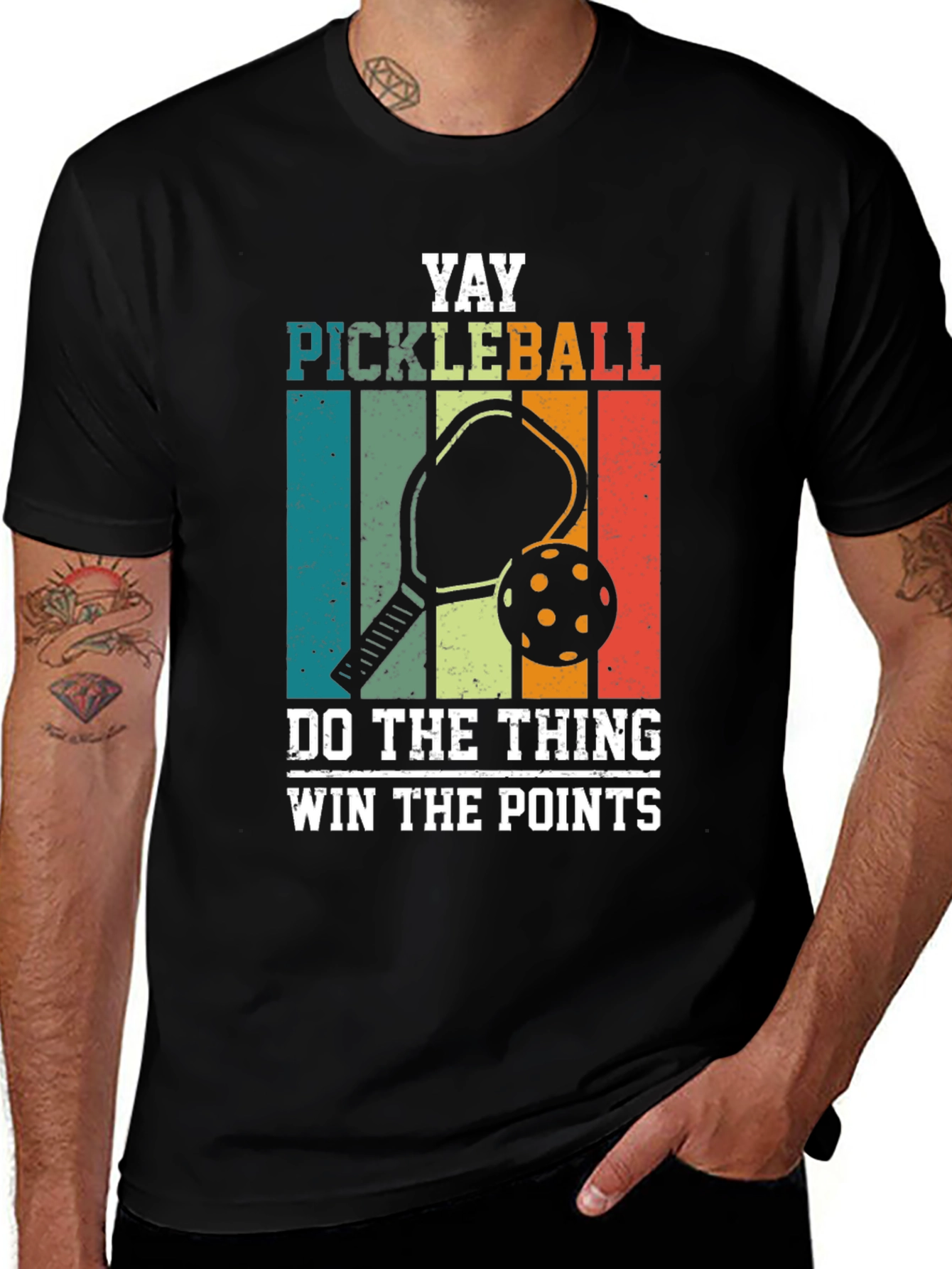 Variant 13 of Pickleball Fan T-Shirt - Yay, Do The Thing