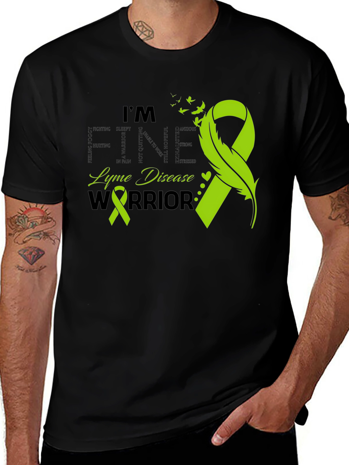 Lyme Disease Warrior Awareness T-Shirt