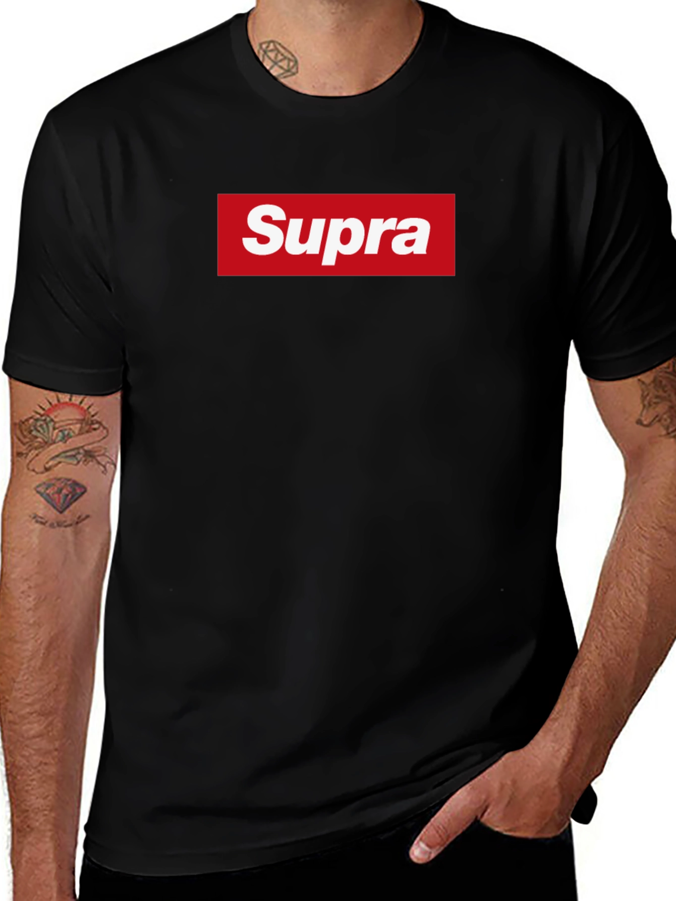 Supra Logo T-Shirt - Classic Streetwear Style