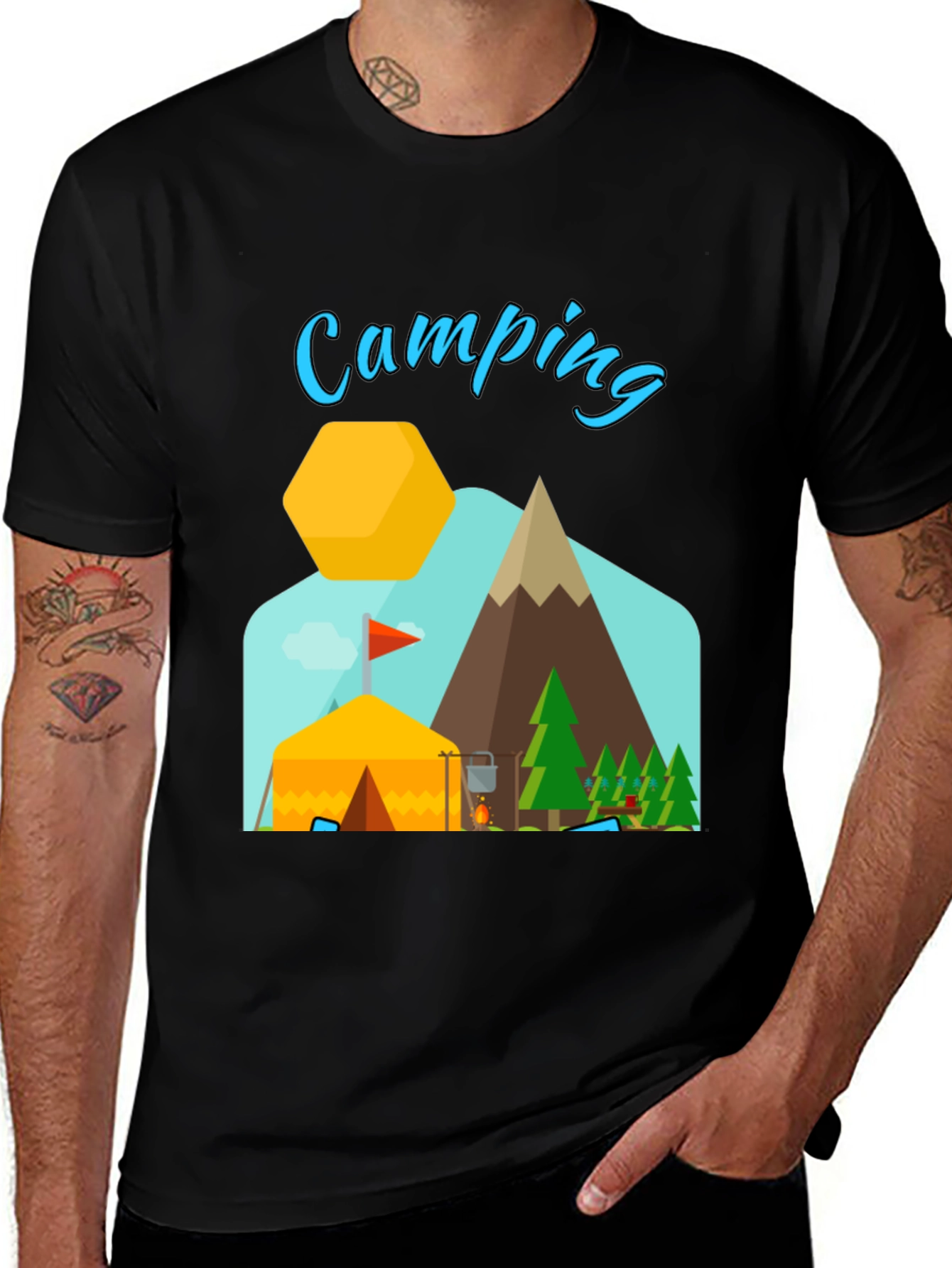 Variant 13 of Camping Adventure Graphic T-Shirt