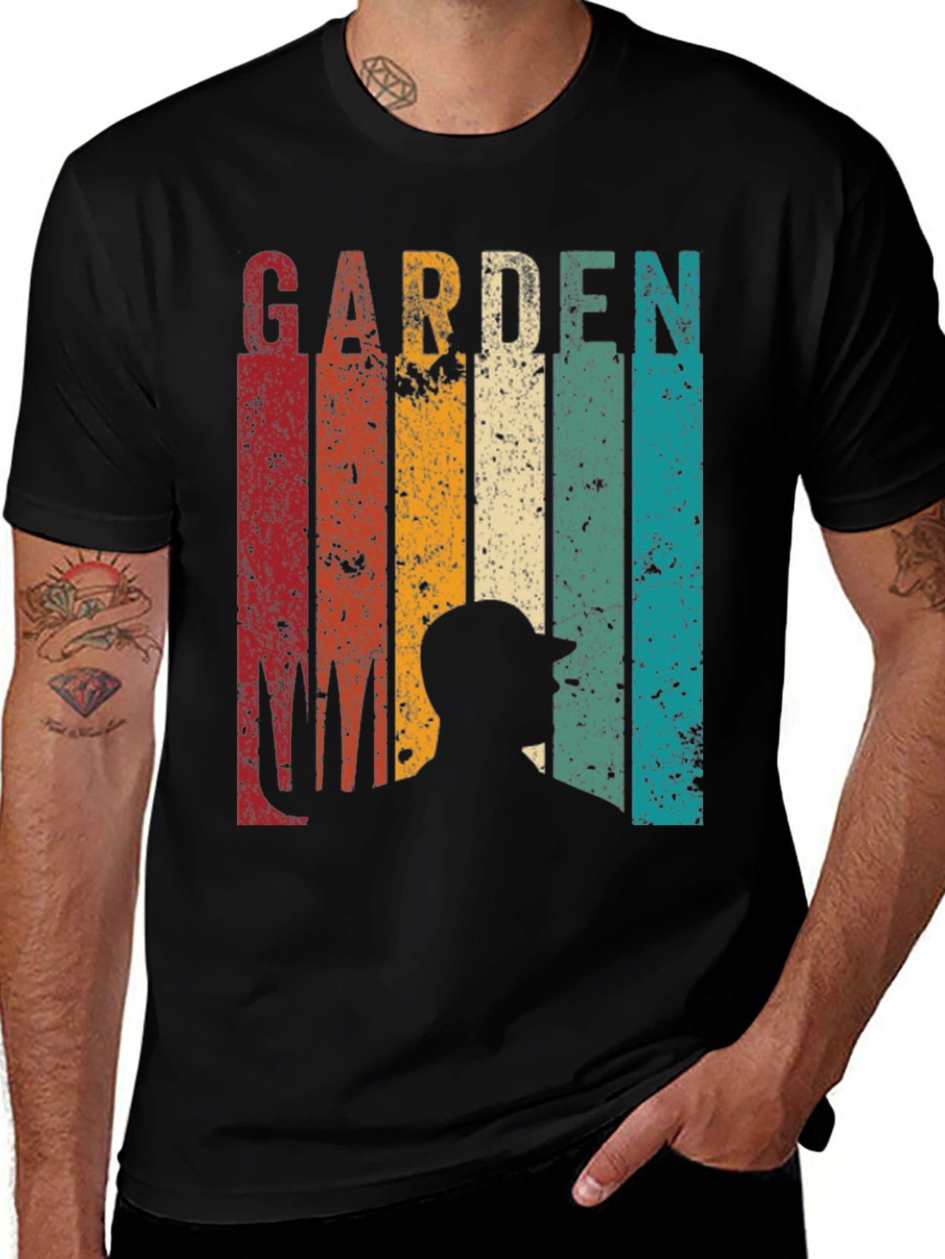 Variant 24 of Vintage Gardener Silhouette T-Shirt