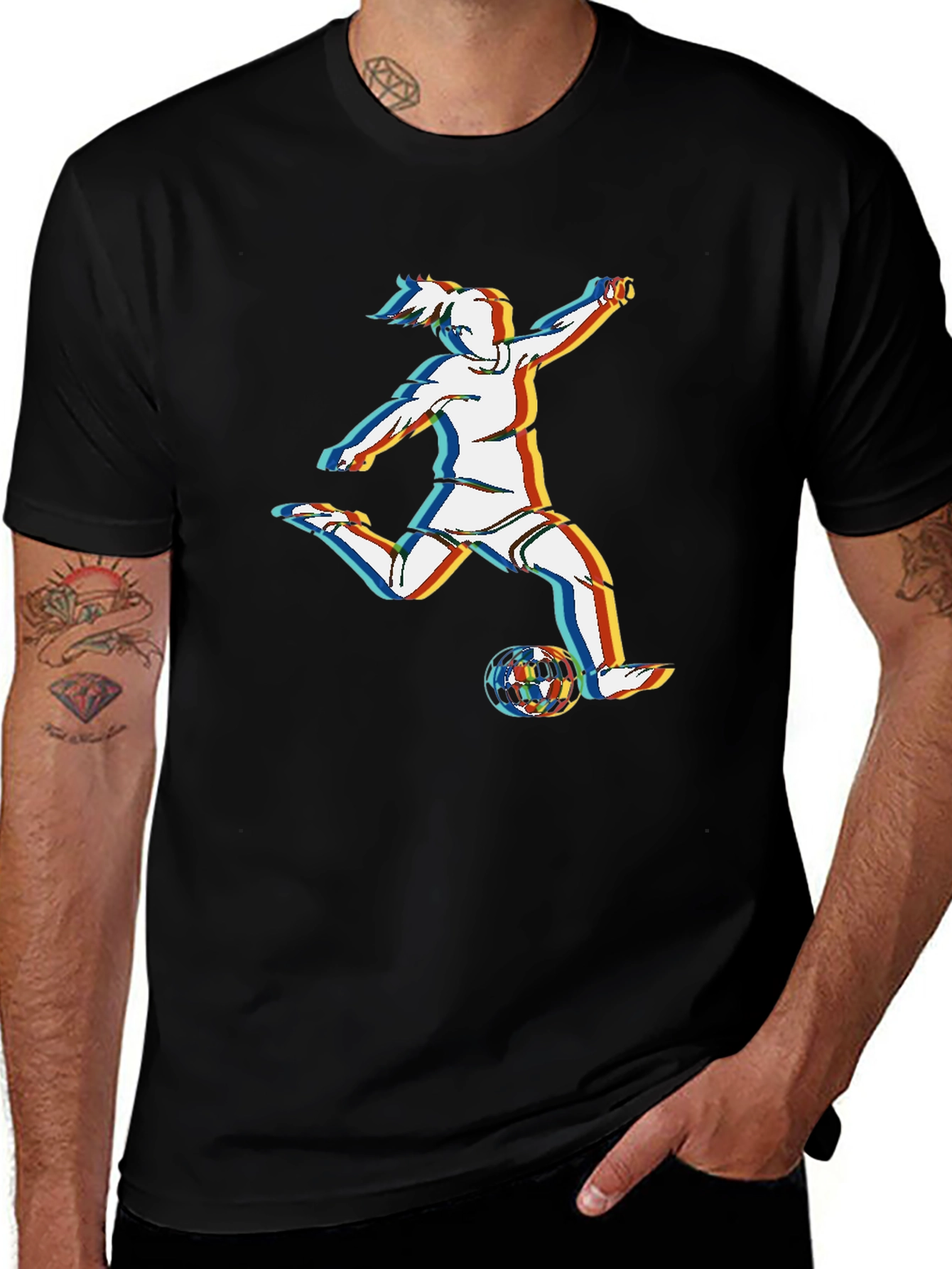 Variant 23 of Soccer Player Graphic Tee - Stylish Unisex T-Shirt