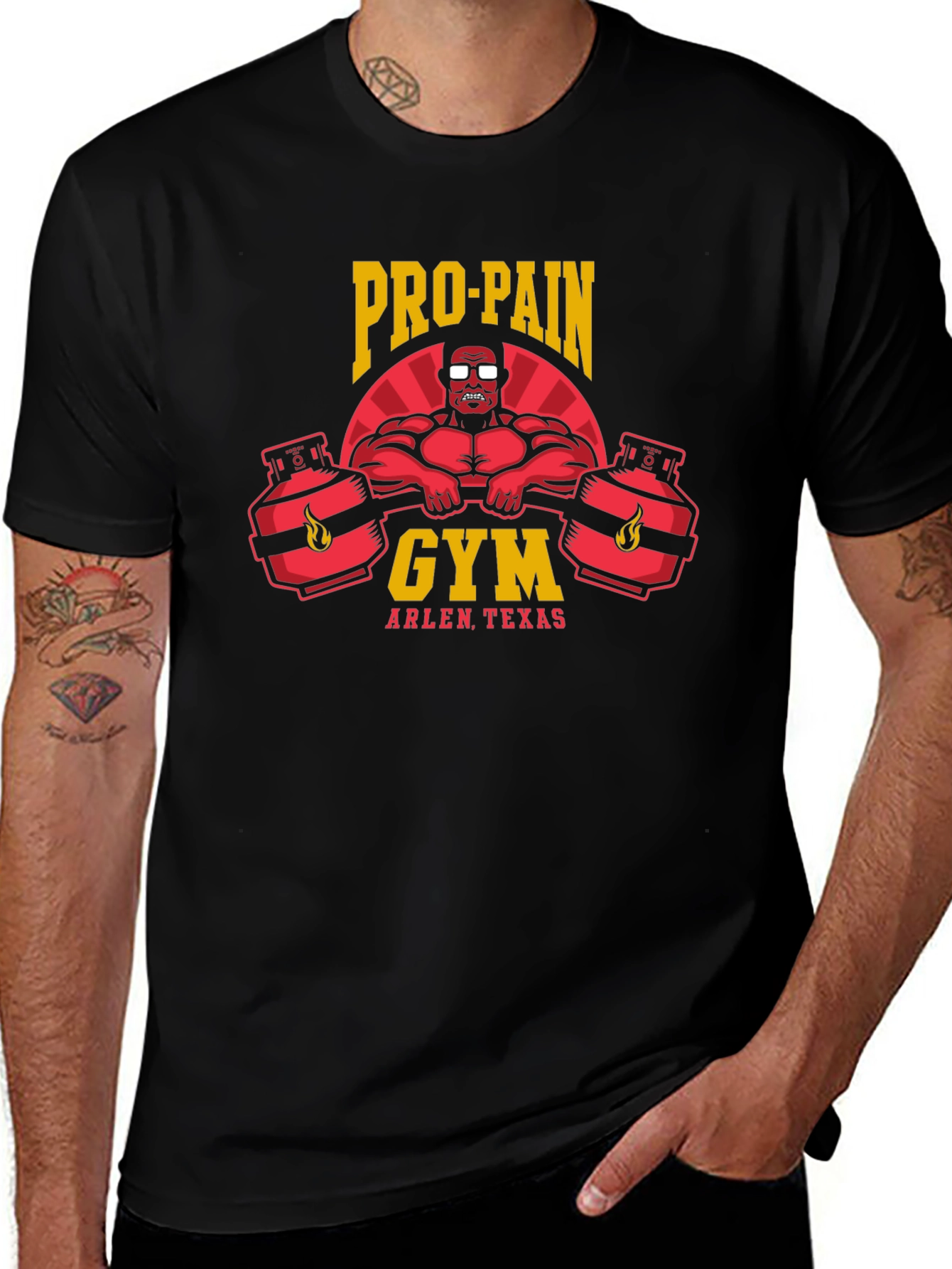 Variant 17 of Pro-Pain Gym T-Shirt - Arlen, Texas