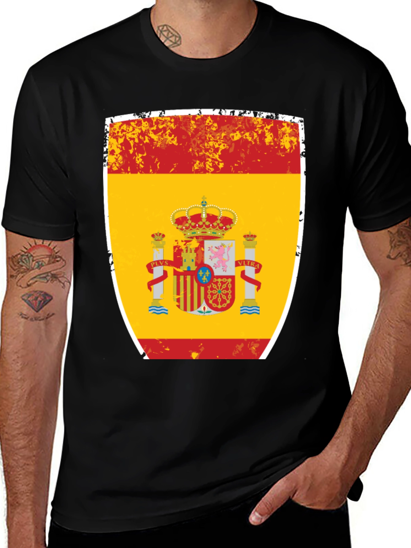 Variant 22 of Spain Flag T-Shirt - Stylish Graphic Tee